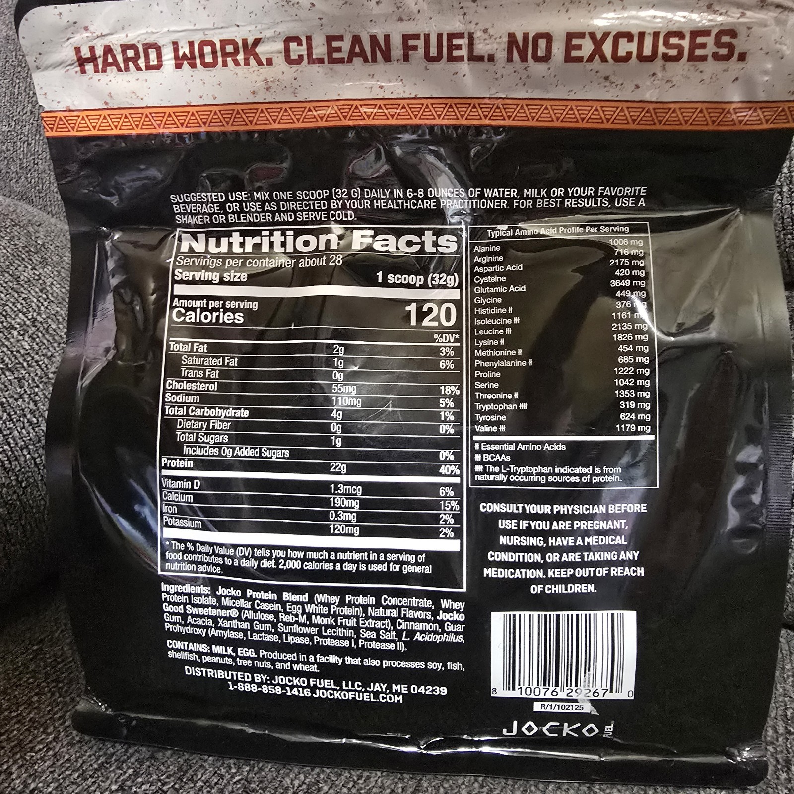 Jocko Fuel Mölk Horchata Protein Powder 22g 28 Servings 2lb Limited Batch Gym 🏋