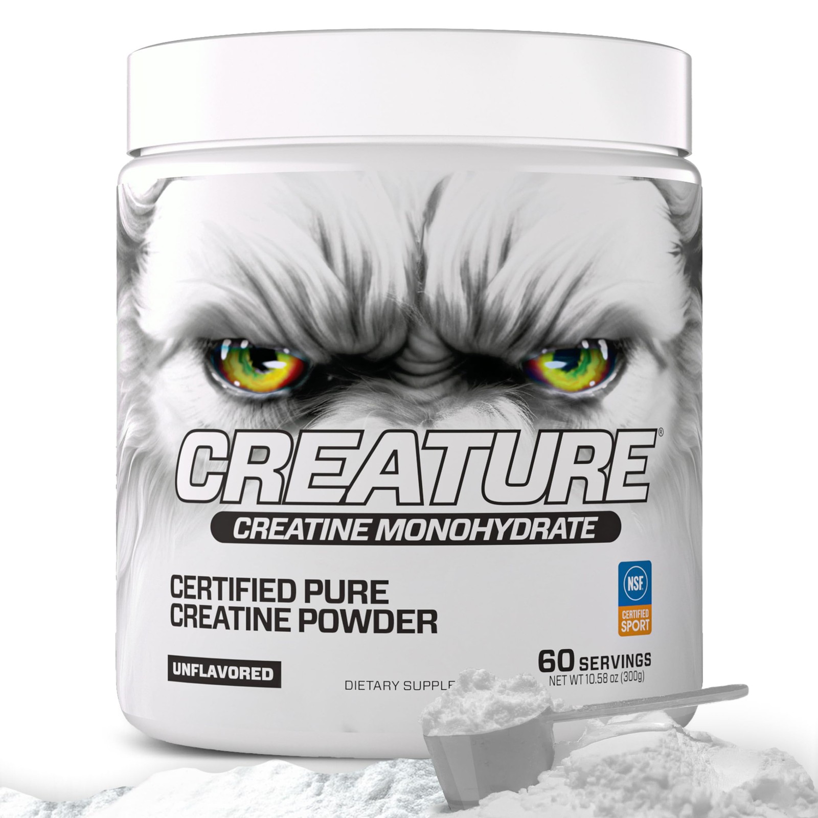 Creatine Monohydrate Powder – NSF Certified, Pure Micronized for Muscle &