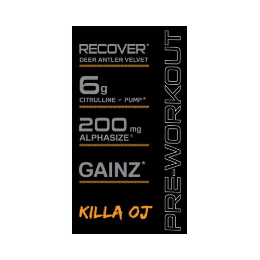 Bucked Up Pre-Workout – Killa OJ (11.13 oz. / 30 Servings)