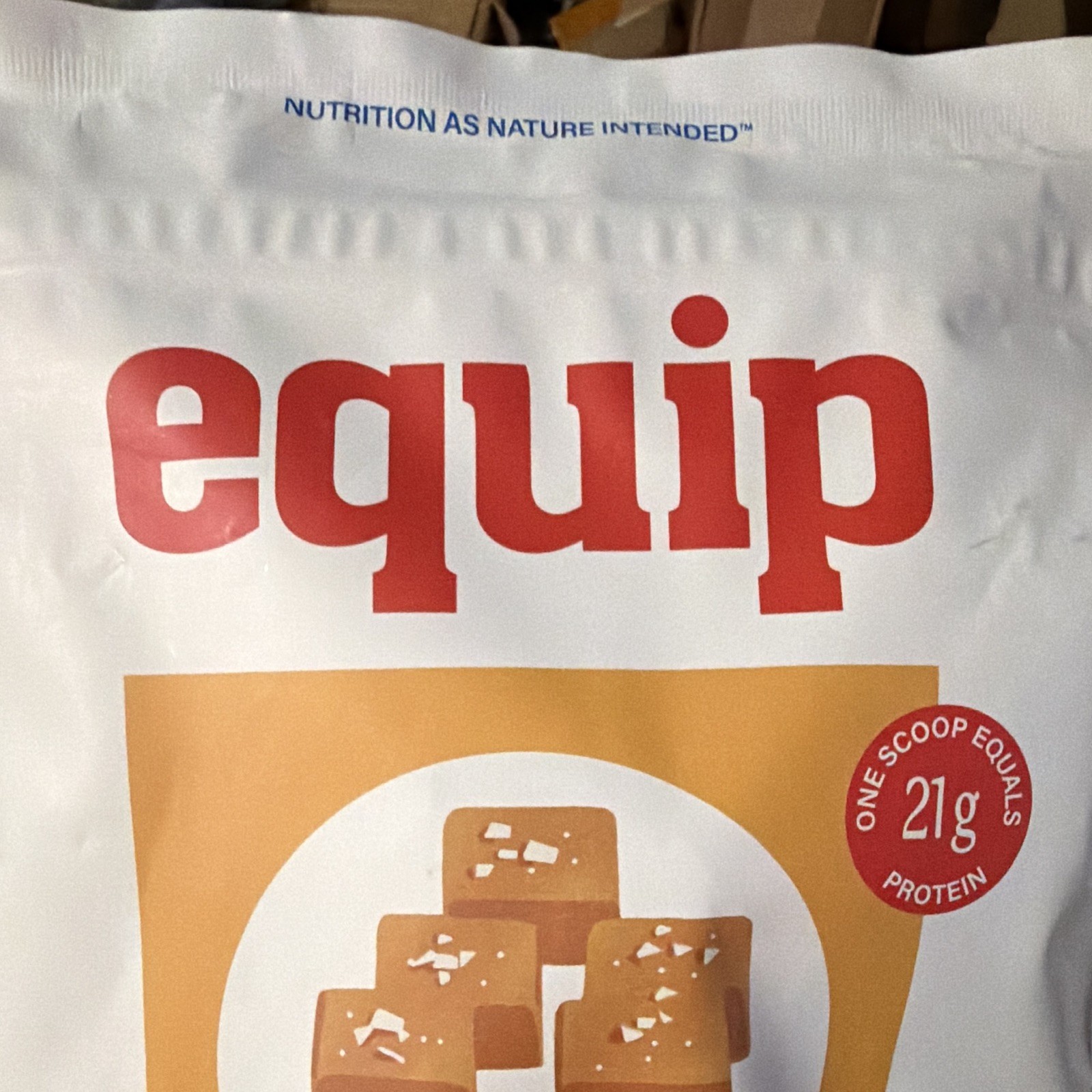 equip Prime Grass Fed Beef Protein Isolate Dairy-Free Salted Caramel 30 Sv