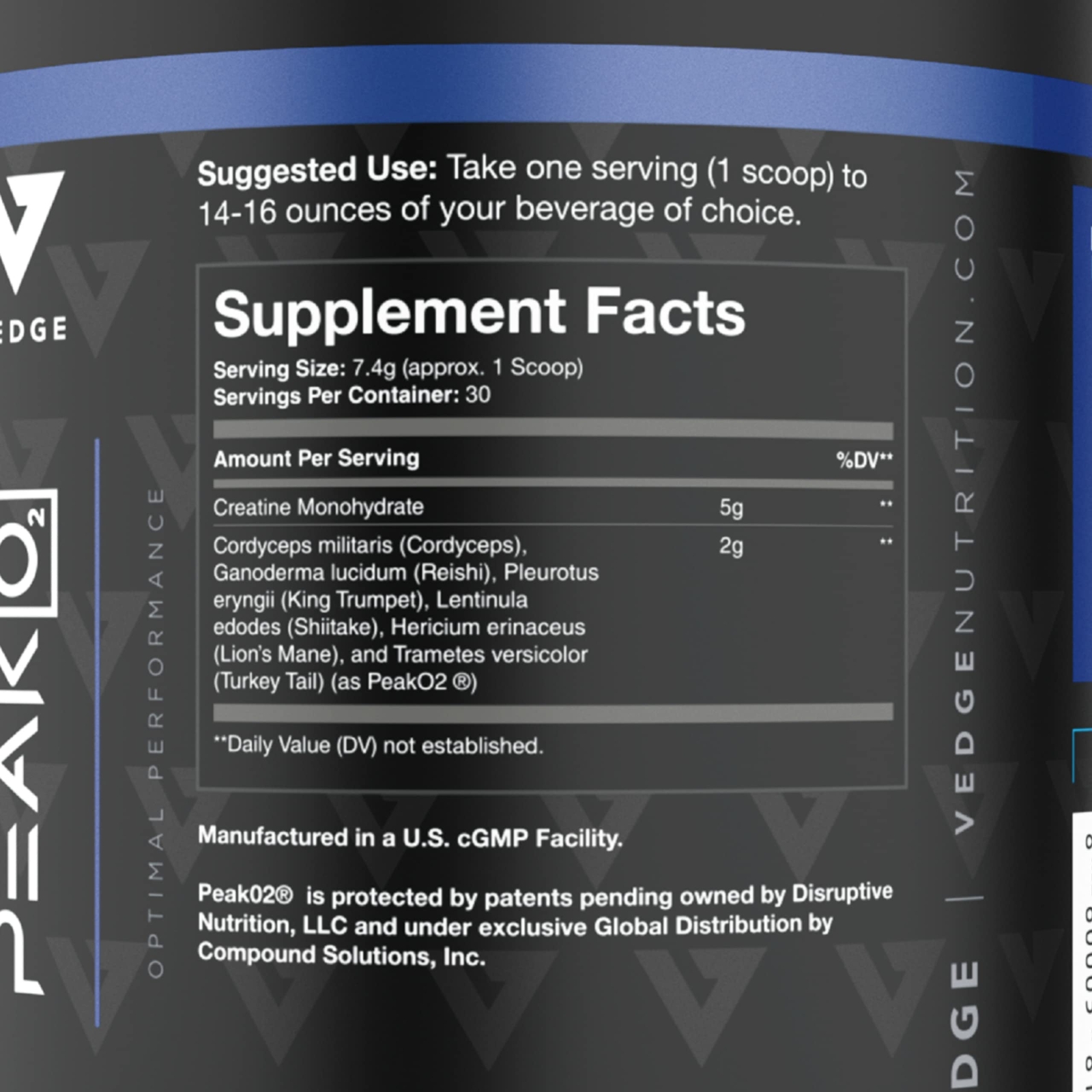 vedge Nutrition Creatine + | Vegan Plant-Based Creatine Monohydrate Powder | …
