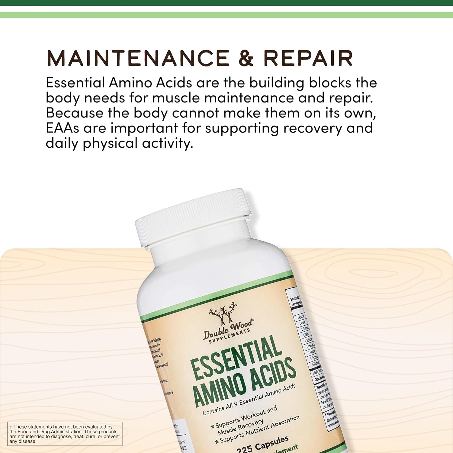 Essential Amino Acids Powder 9 Essential Amino Acid Blend 1 Gram Per Serving