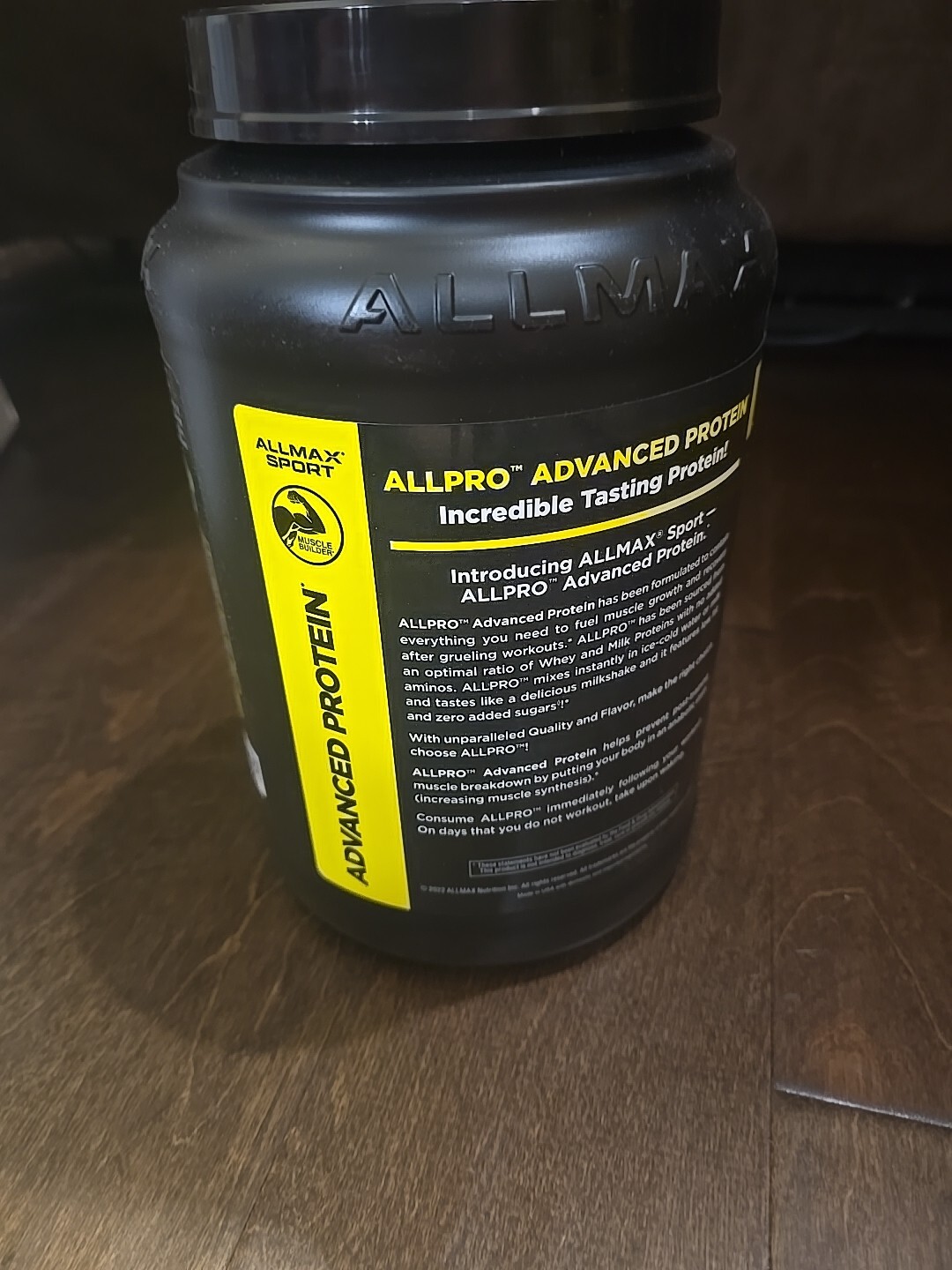 Sport, ALLPRO Advanced Protein, Chocolate, 3.2 lb (1,453 g)