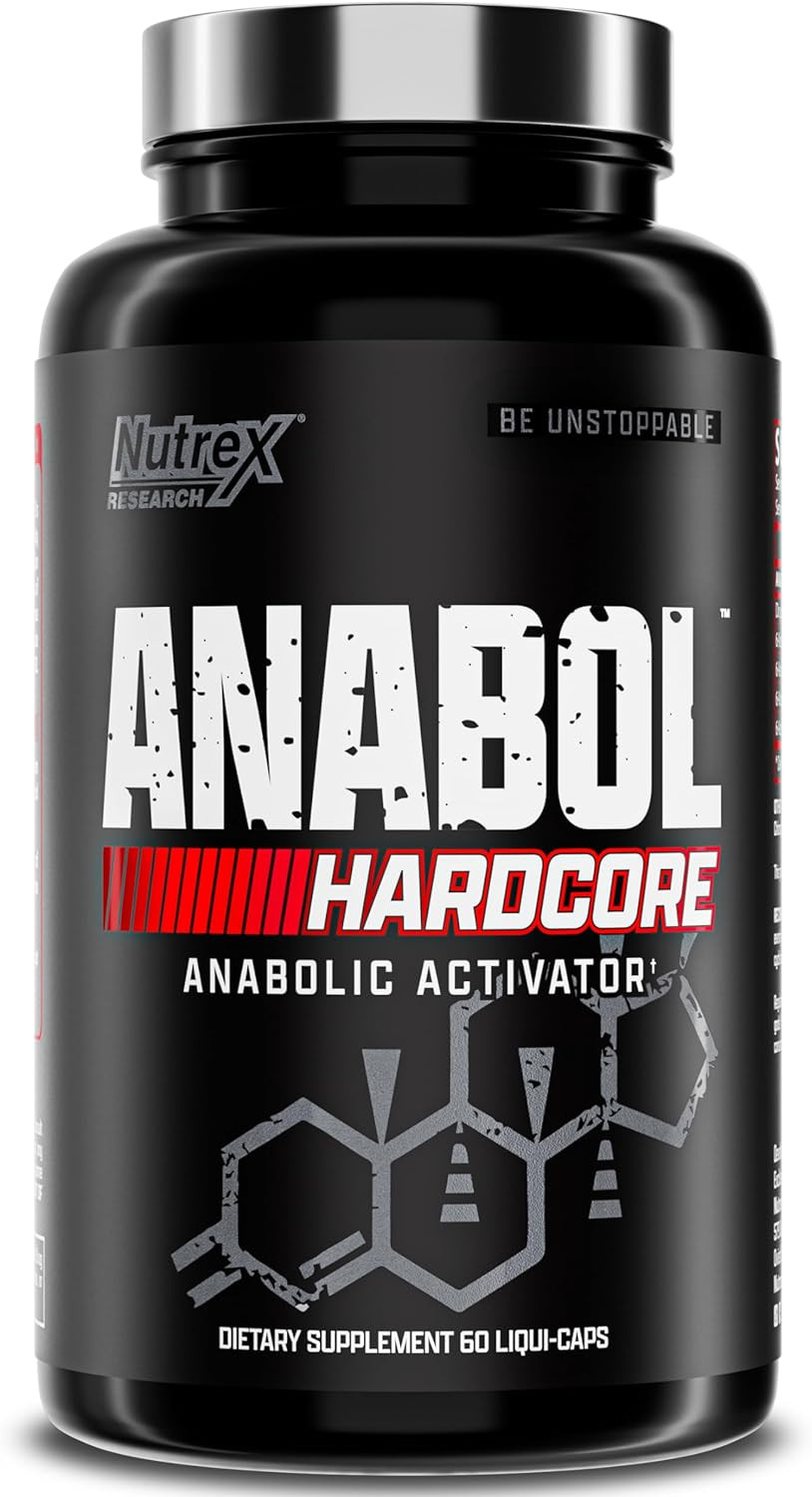 Anabol Hardcore Anabolic Activator, Muscle Builder and Hardening Agent, 60 Pills
