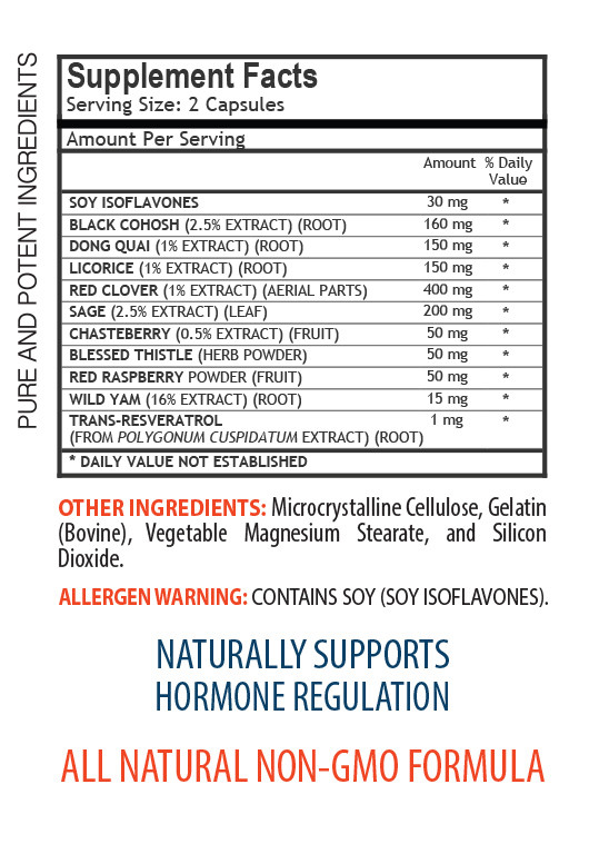 red clover leaf extract – WOMEN’S SUPPORT COMPLEX 1256mg – sexual enhancement 2B