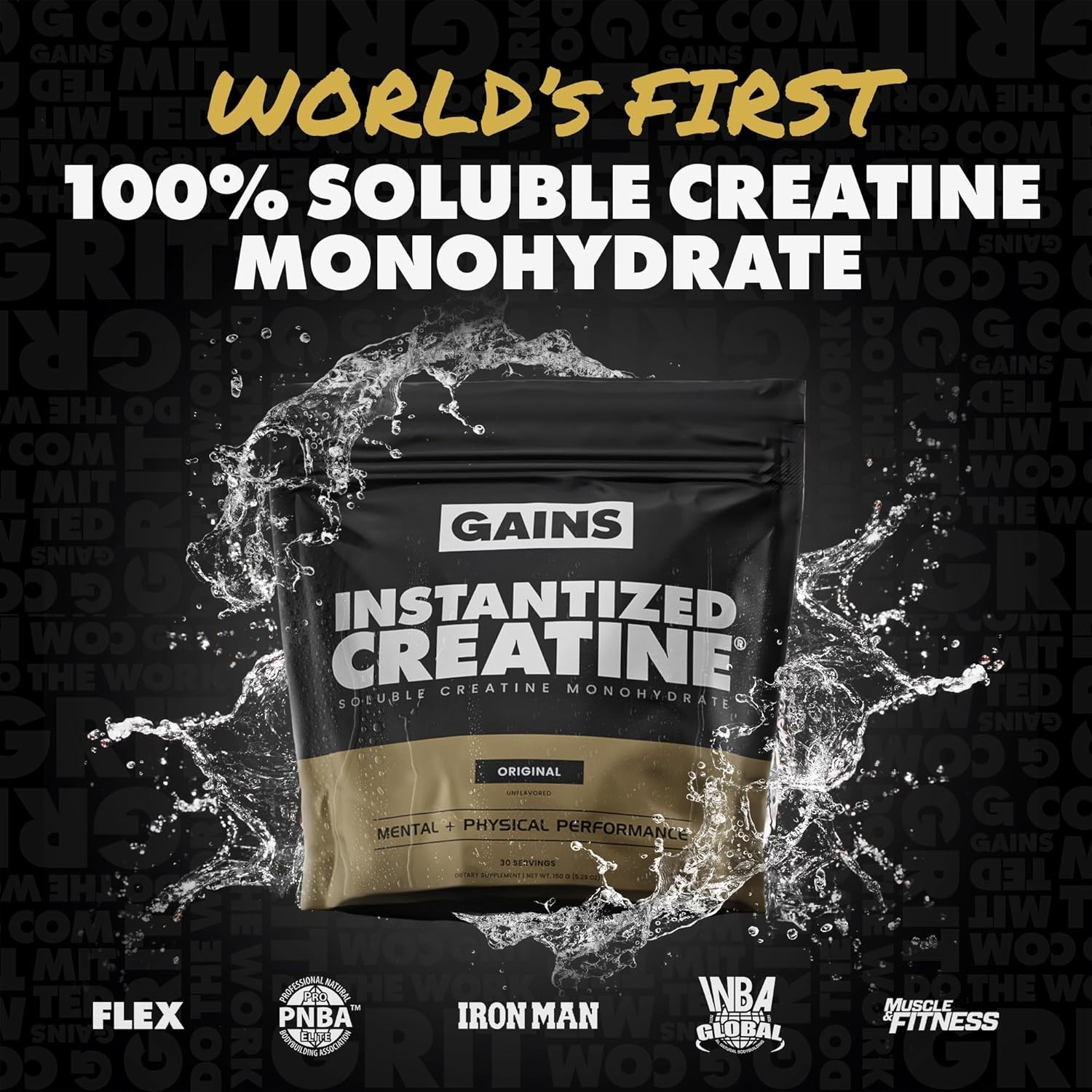 Gains in Bulk Instantized Creatine Monohydrate for Women and Men