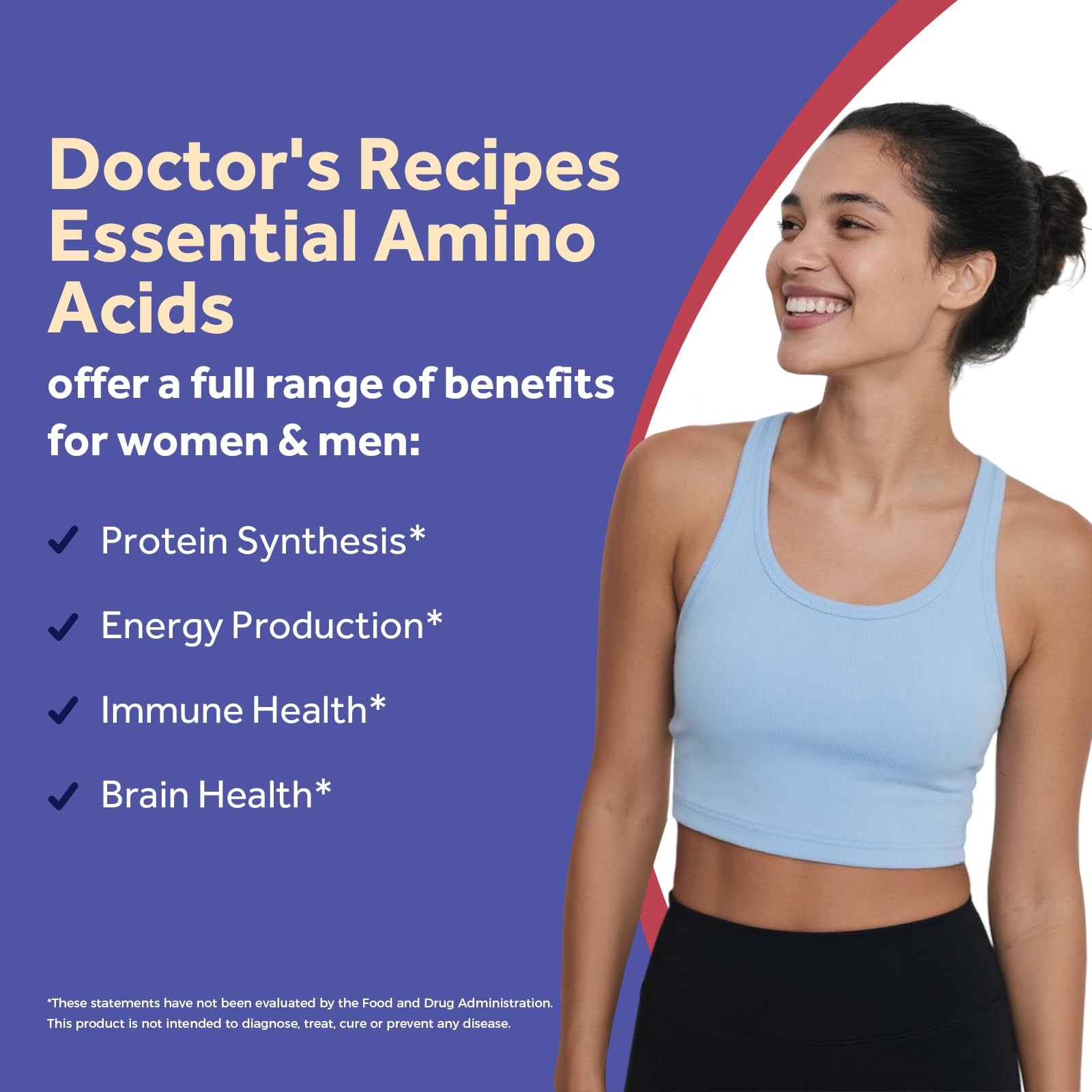 Essential Amino Acids Supplement, All 9 Essential Amino Acids (EAA), BCAA 2:1…