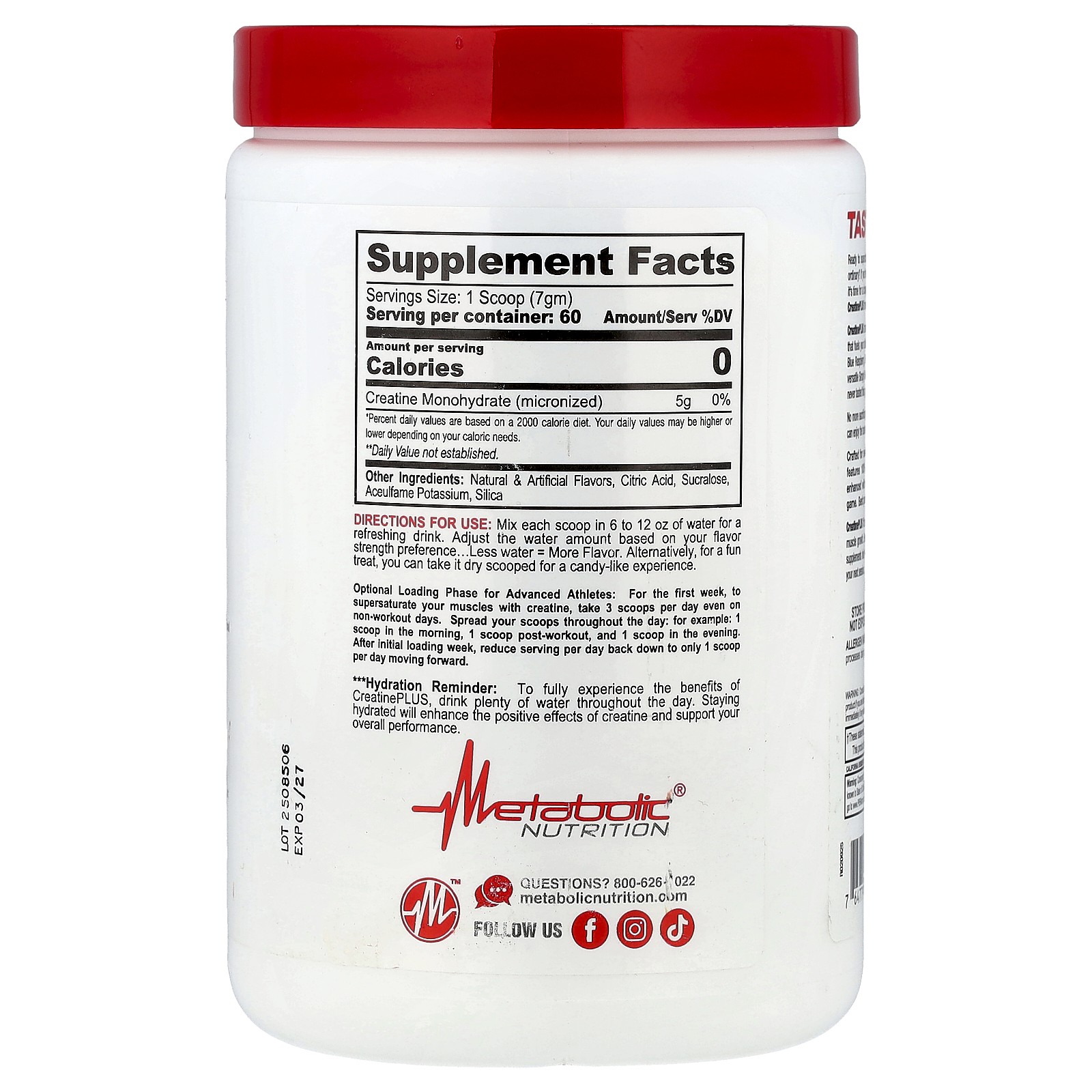Micronized Creatine Plus™, Lemonade, 420 g