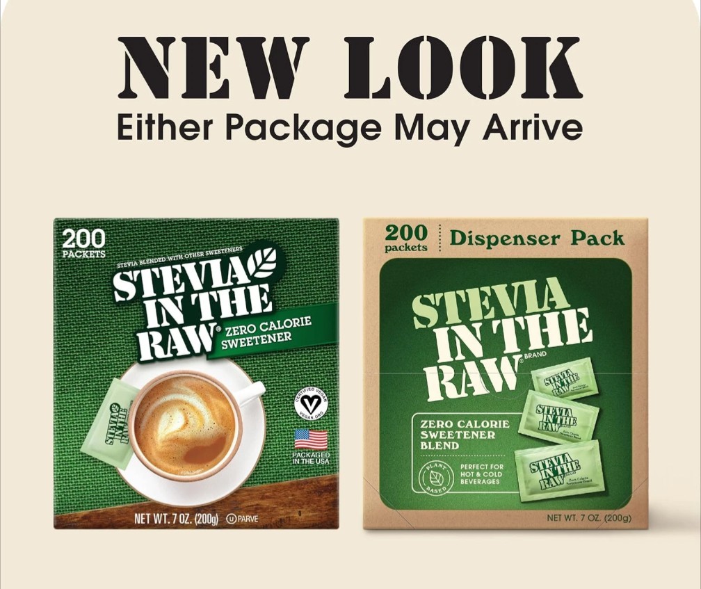Stevia In The Raw Sweetener Packets 200 Ct Box 200 Count (Pack of 1) BB 12/27