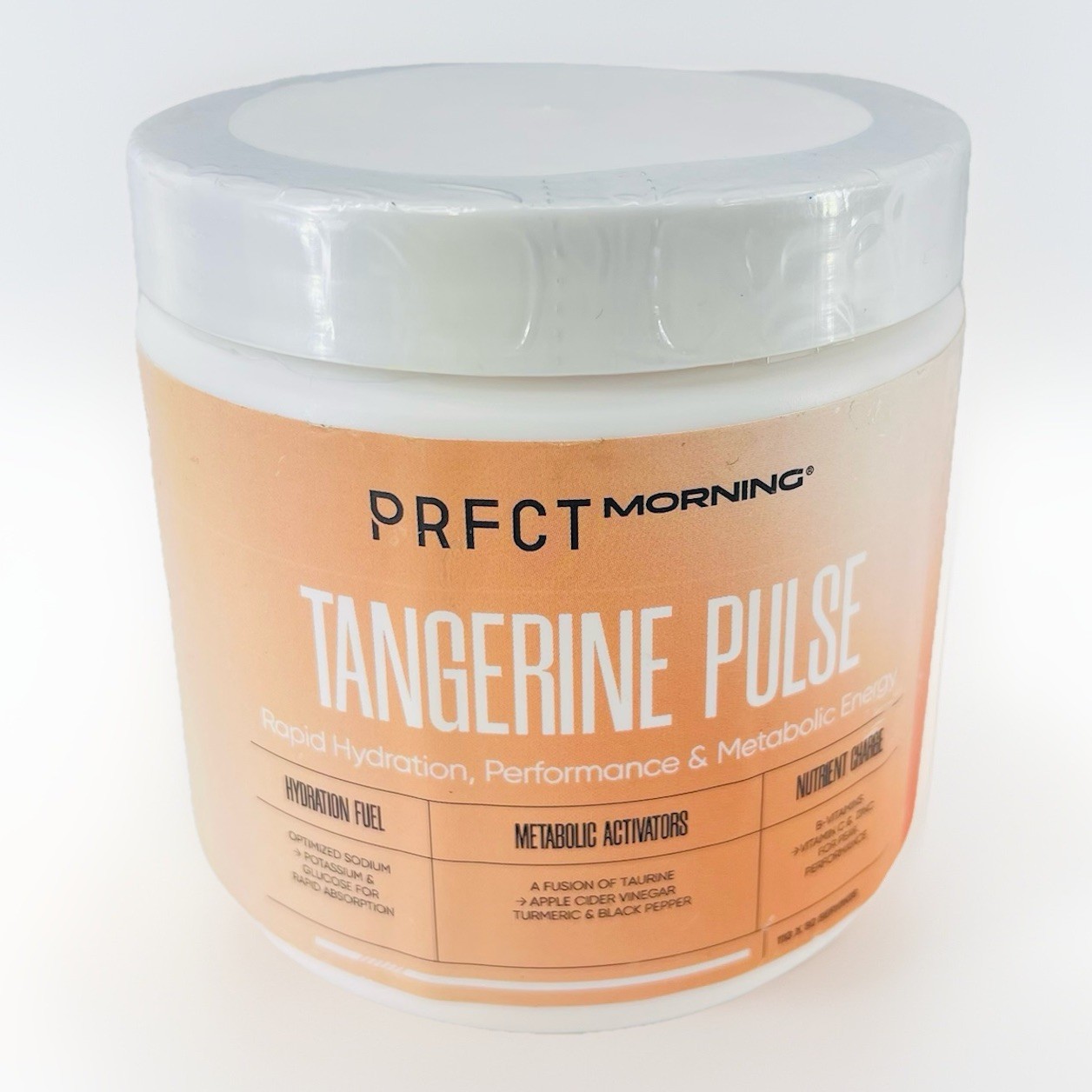 PACKAGE WEAR READ PRFCT Morning Tangerine Pulse Electrolyte Powder 30 Servings