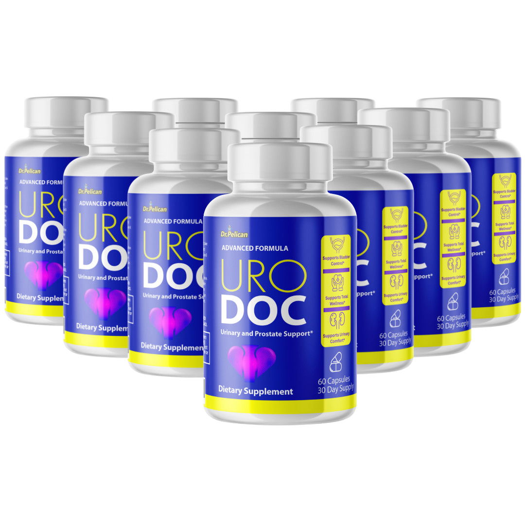 URO DOC- Prostate & Urinary Support- 10 Bottles- 600 Capsules