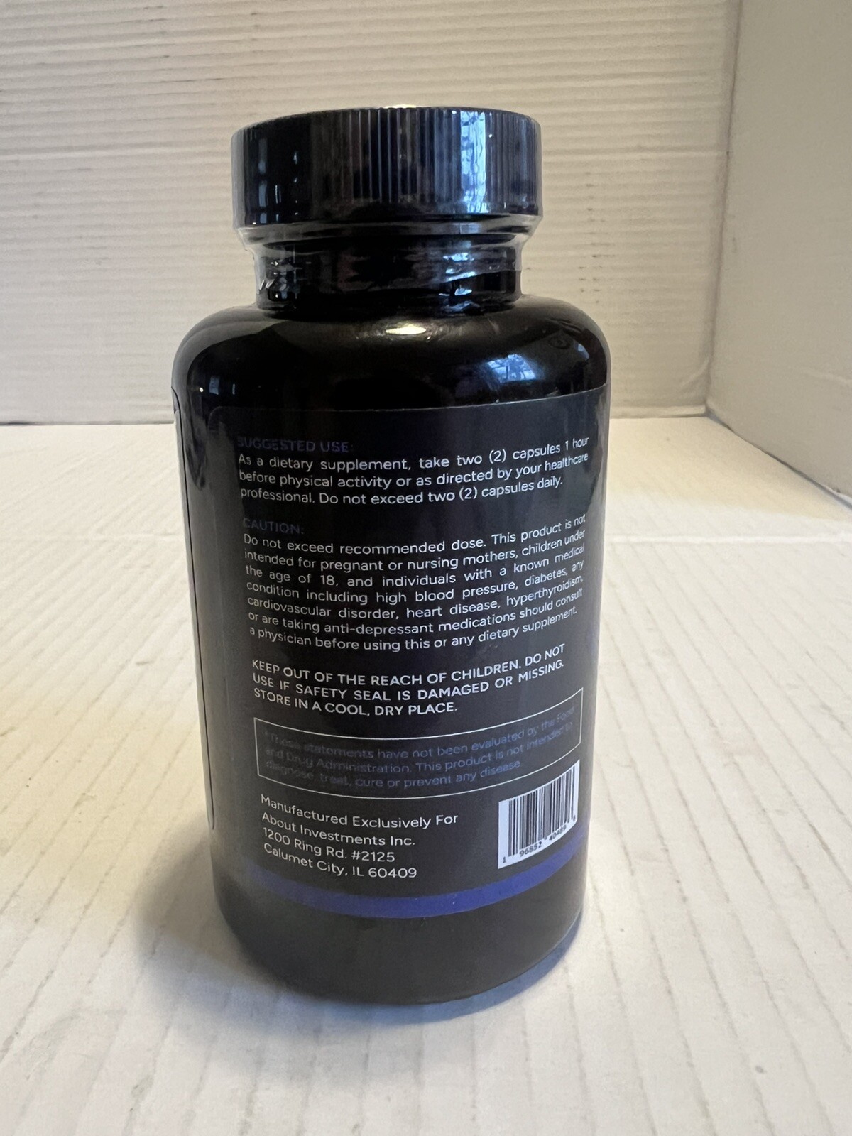 Apex Prime, Apex Test Booster 60 Capsules- Testosterone Booster.EXP 10/25 B7