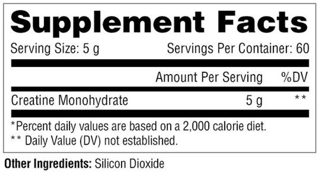 CREATINE POWDER PHARMA GRADE UNFLAVORED CHOOSE SIZE FREE SHIP