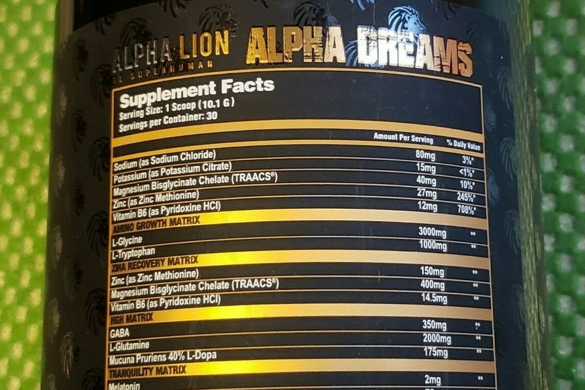 ALPHA LION – ALPHA DREAMS – Tropical Terminator – Fruit Punch – 30 Serv – 1/2025