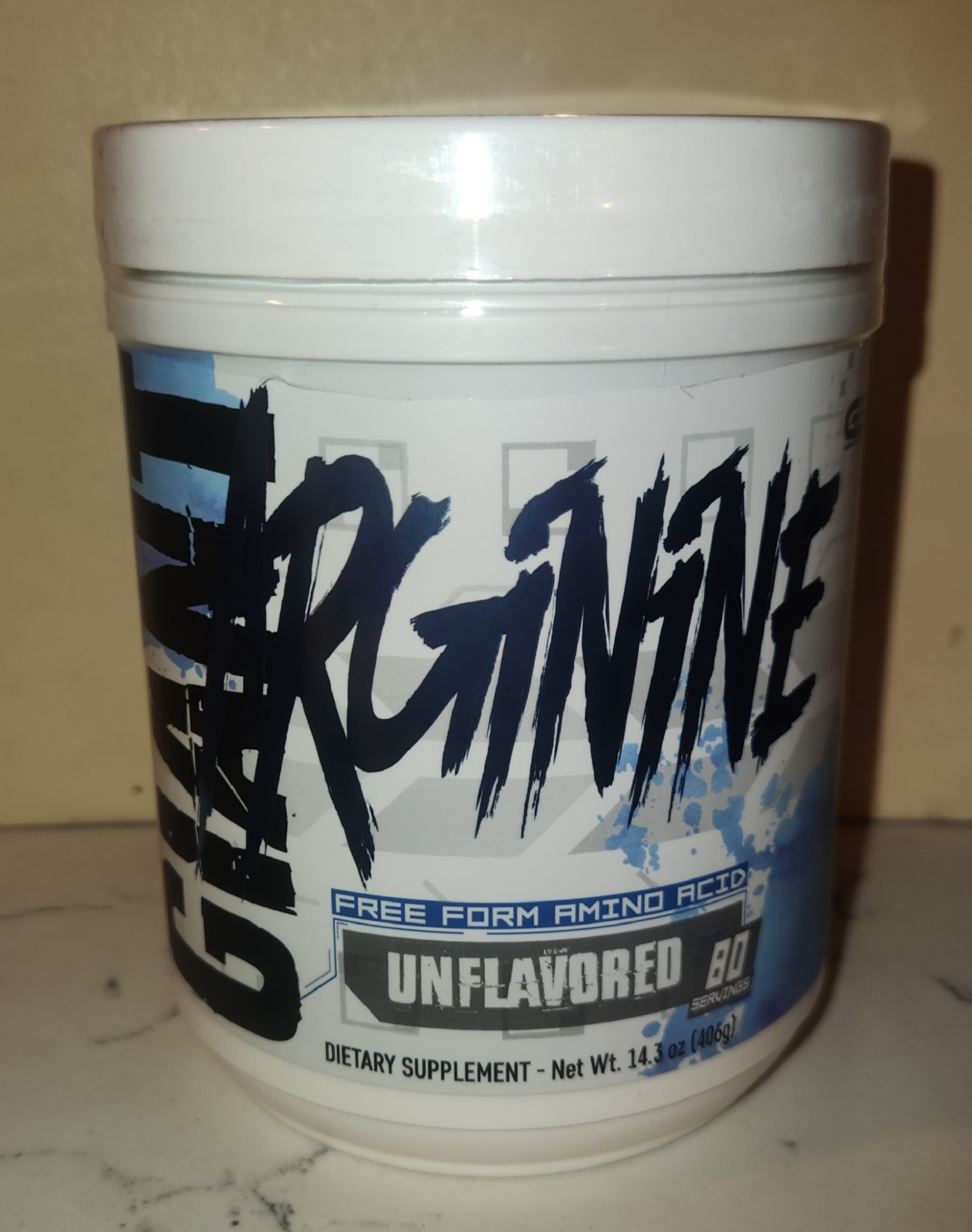GSI Giant ARGININE Amino Acid Unflavored 80 Servings Dietary Supplement exp 5/26
