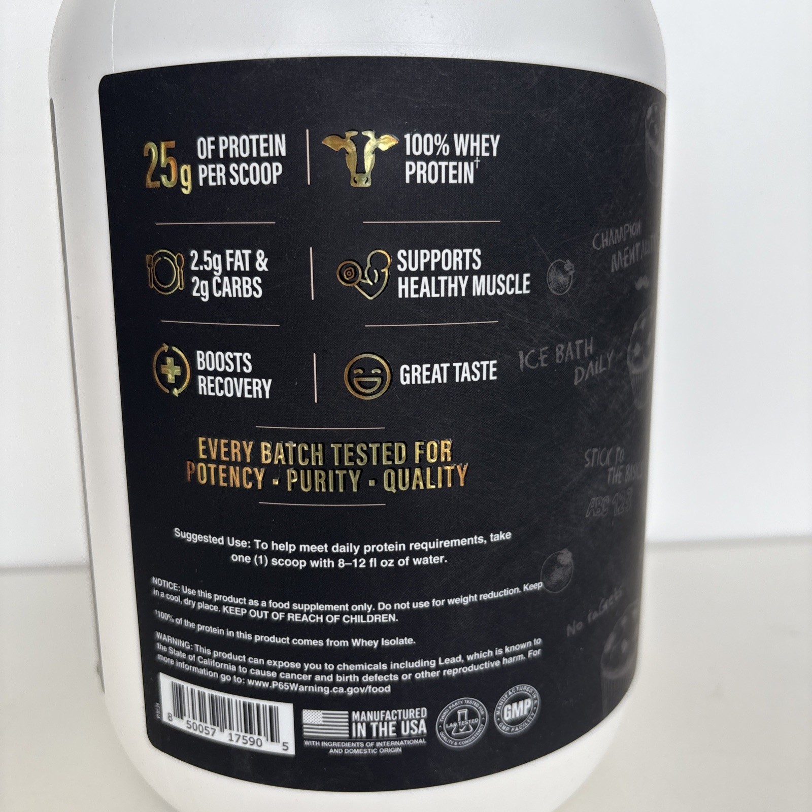 Limited Edition Itholate Protein Christopher’s Secret Stuff mystery flavor
