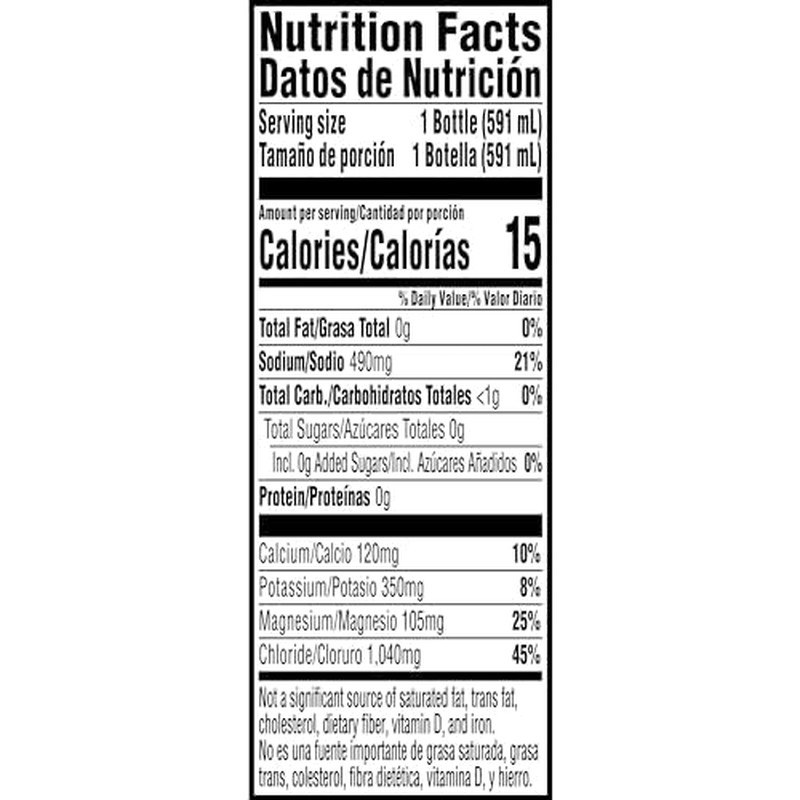 Gatorlyte Zero Sugar Electrolyte Drink, Fruit Punch, 12 Pack of 20 Fl Oz Bottles