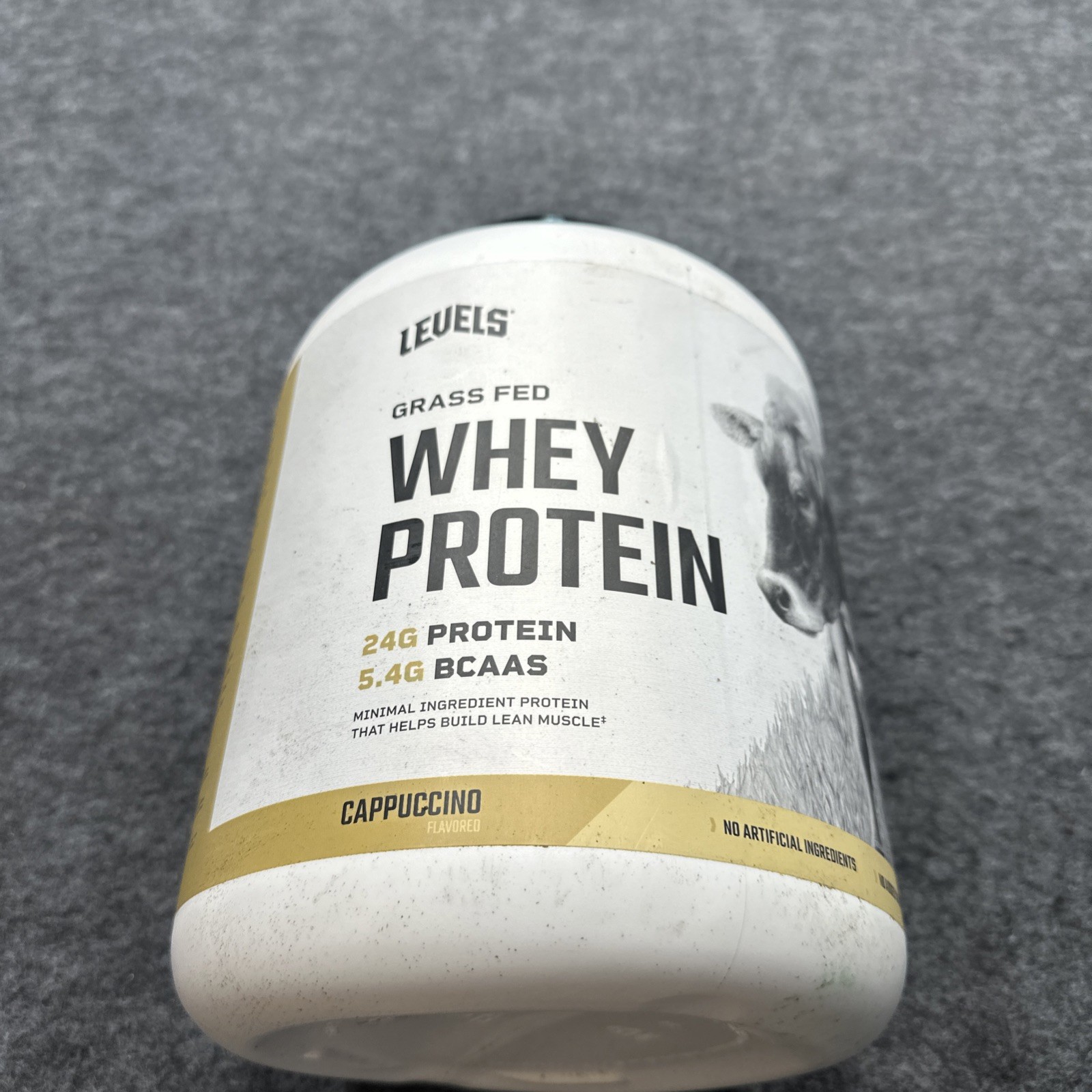 Levels Whey Grassfed Protein Powder, Cappuccino, 5 lb, 24g Protein Bb 4/2027