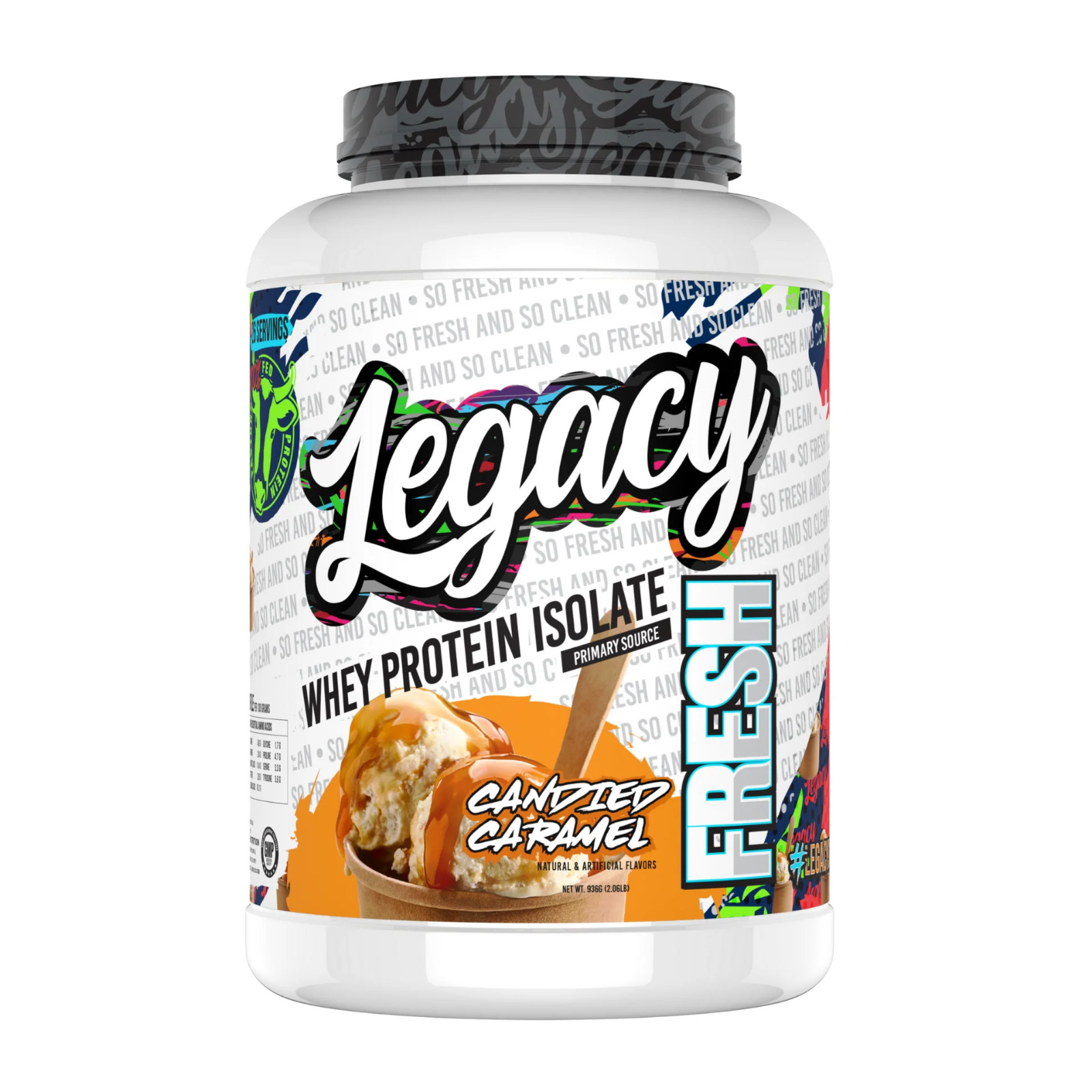 Legacy Fresh Whey Protein 5lb Pasture Fed 26g Protein Muscle Recovery