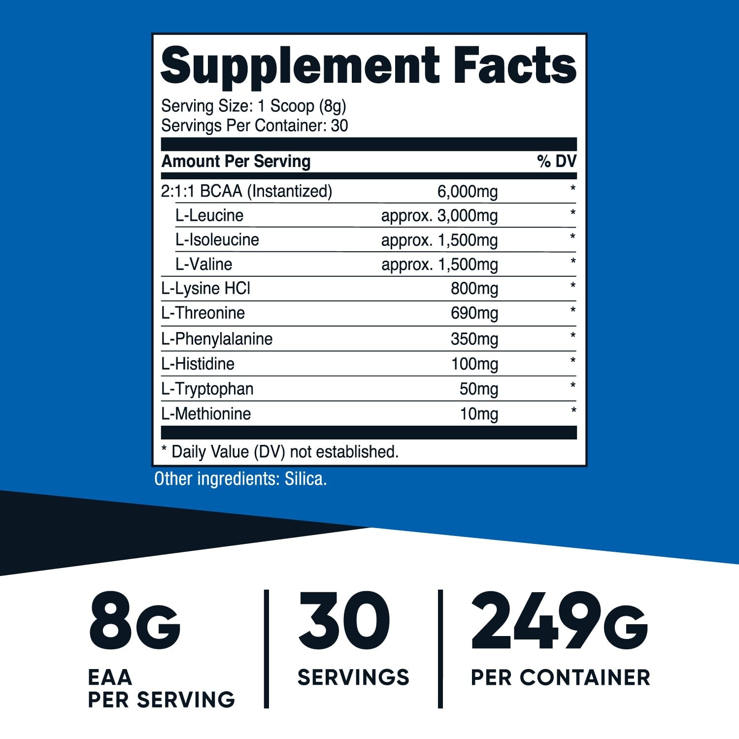 Nutricost EAA Powder 30 Servings (Unflavored) – 8.8 Ounce (Pack of 1), Red