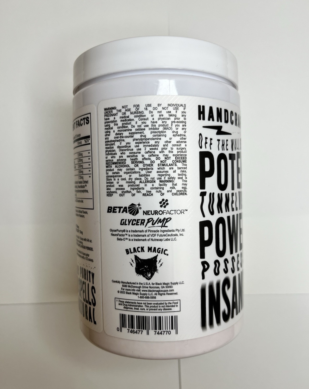 Black Magic BZRK Psychoactive Waves Powder – Peach Rings – 16.23 oz – Exp 06/25