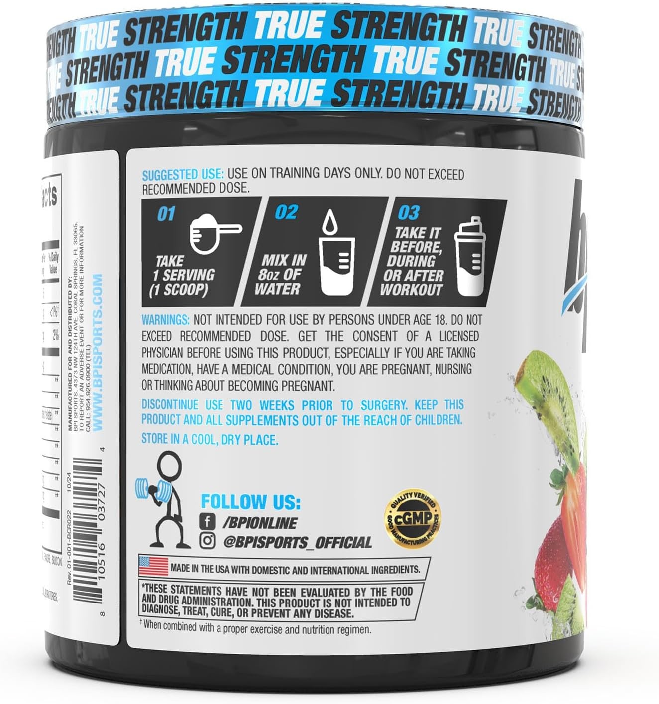 BPI Sports Best Creatine – Monohydrate, 50 Servings (Pack of 1)