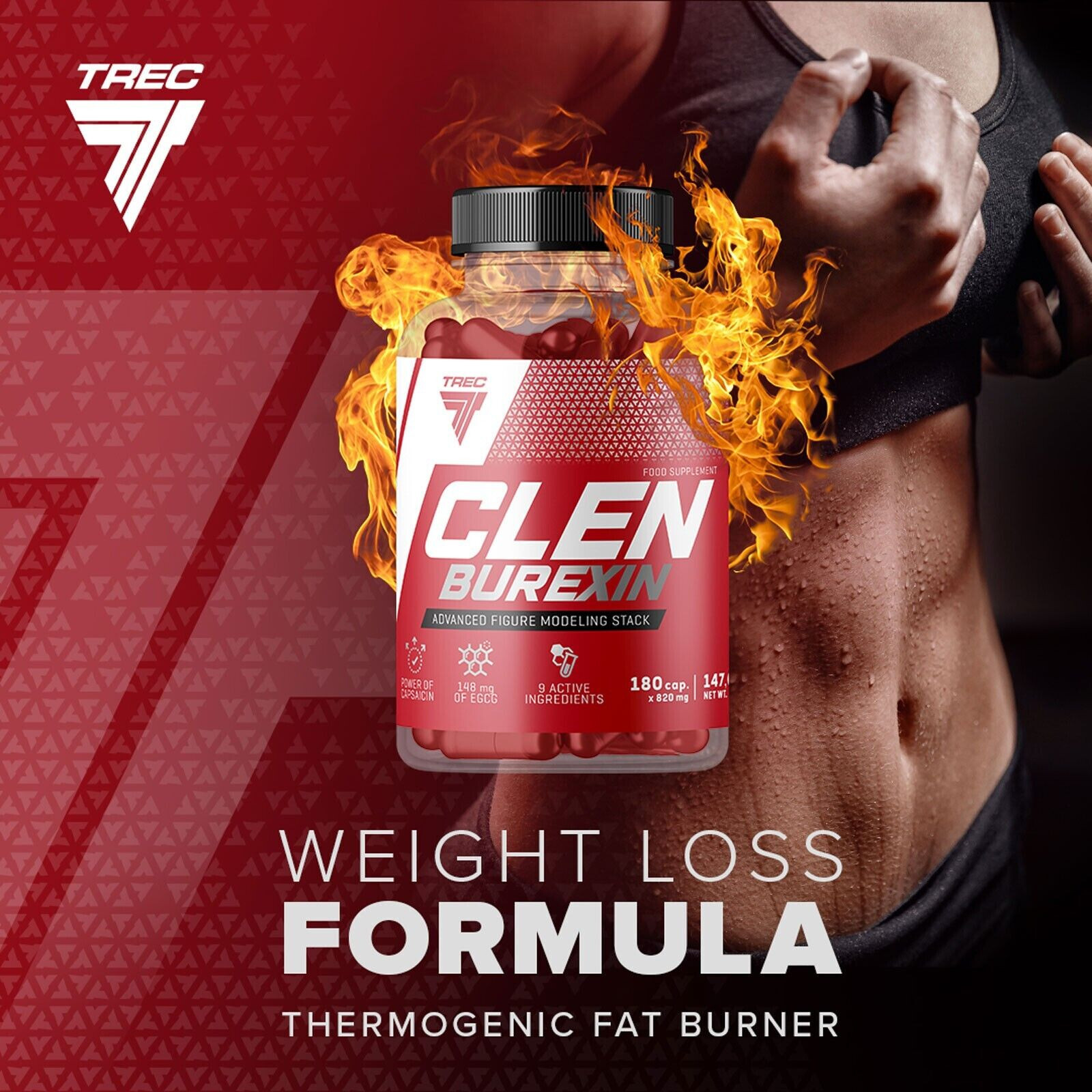 CLENBUREXIN – 90-270 Capsules – Fat Burner Fat Burning Weight Loss Phase Weight Loss