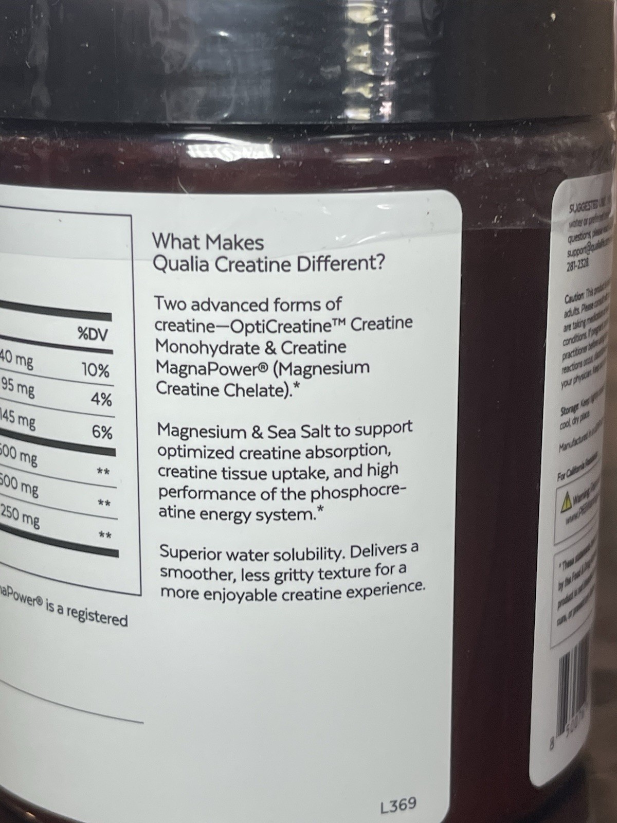 Qualia Creatine | Advanced Creatine Complex | 2 Sources + Magnesium | Optimiz…