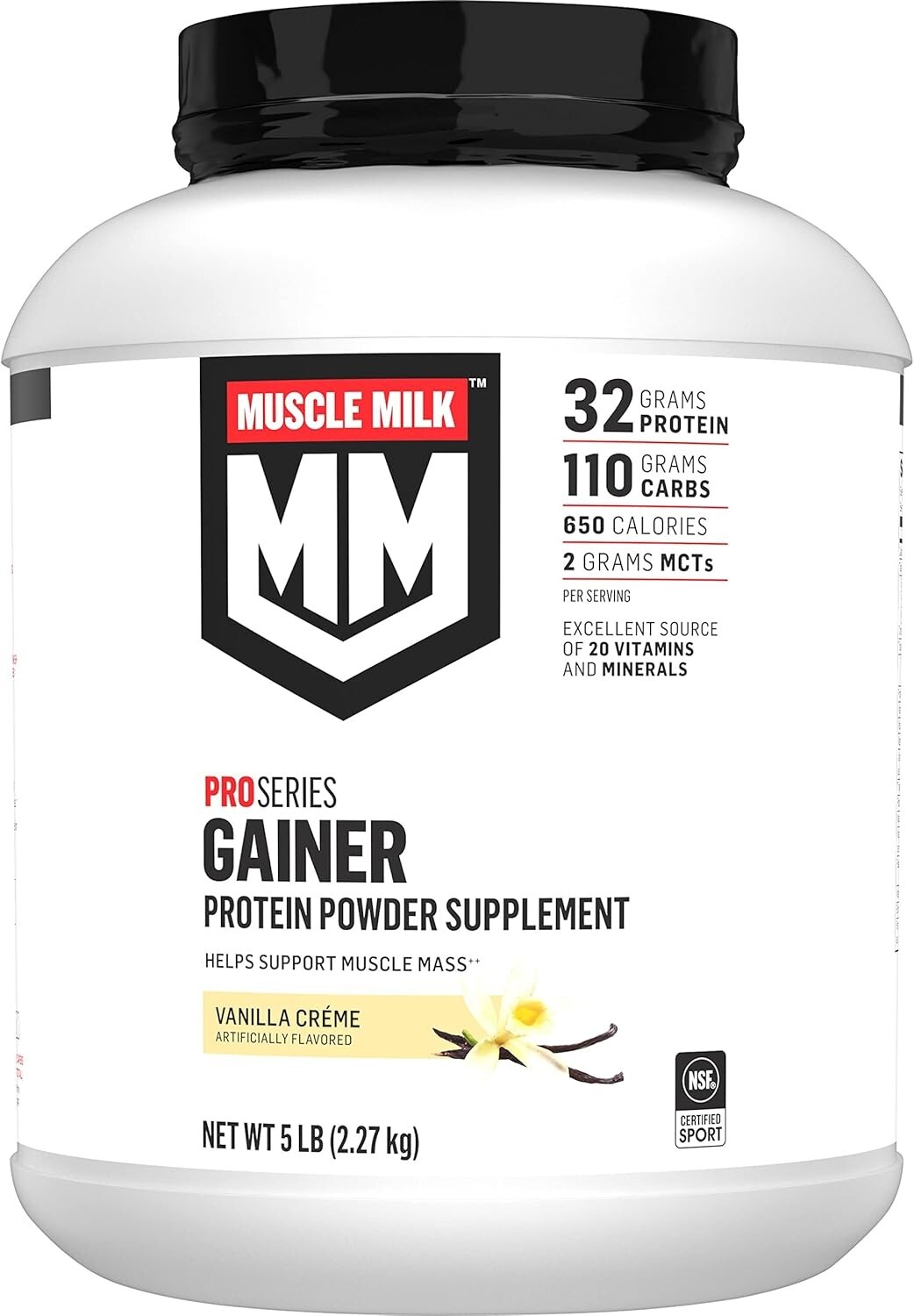 Cytosport Muscle Milk Pro Gainer, 5 lb – Protein Blend for Muscle Mass