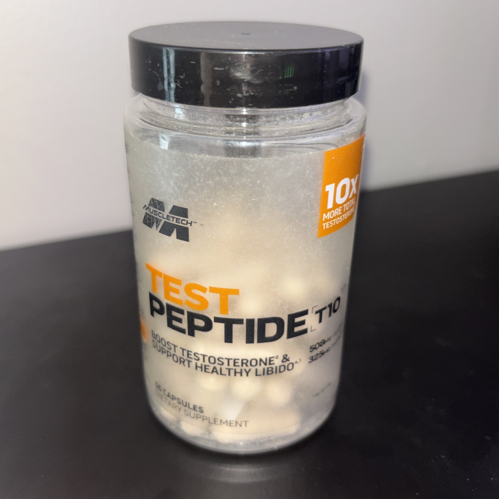 Muscletech Test Peptide T10 Dietary Supplement 56 Capsules Exp 11/28 NEW
