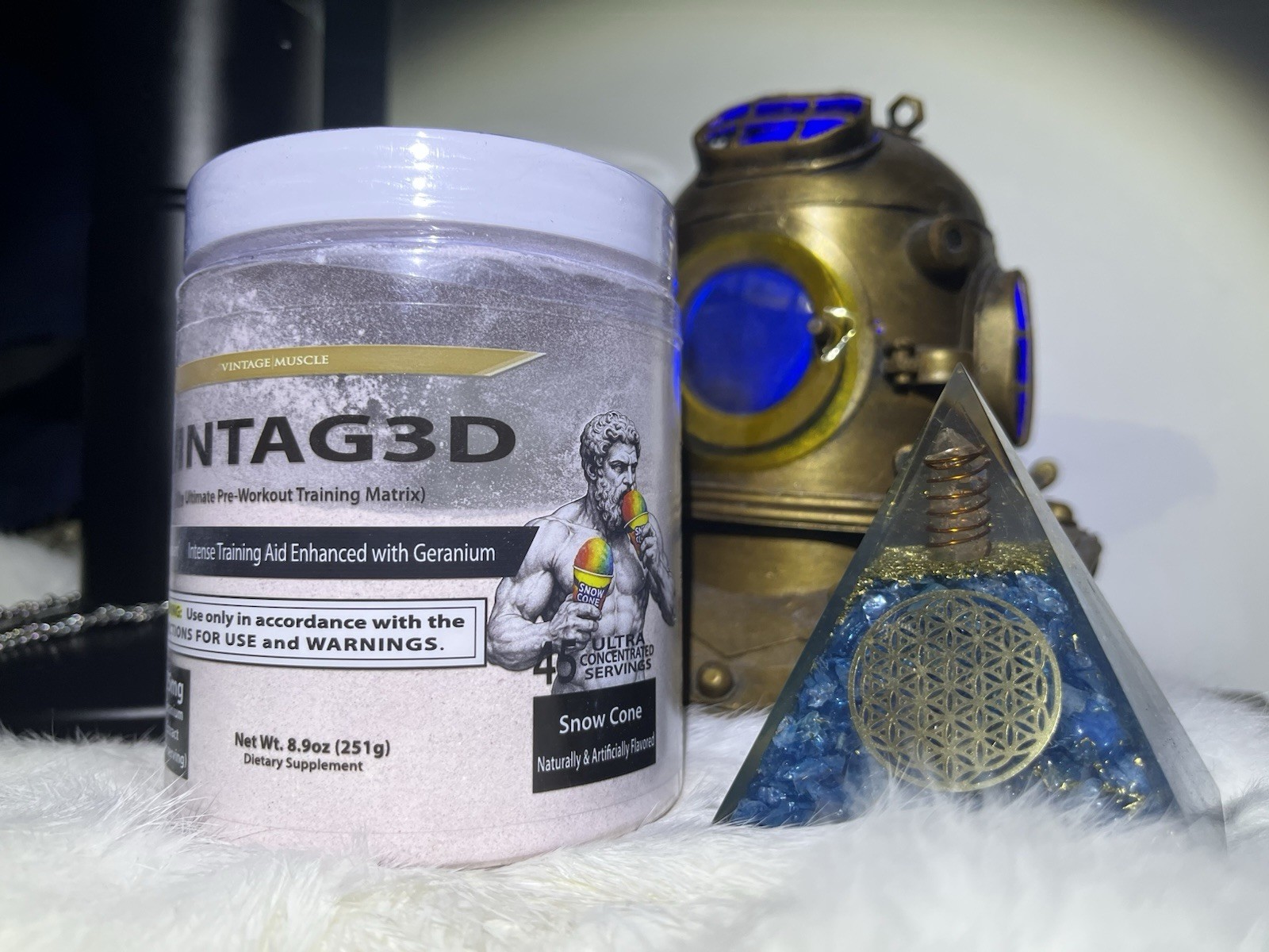 Vintag3D Ultimate Pre-Workout Matrix W/Geranium By Vintage Muscle💪🏛️🧪💥🍧