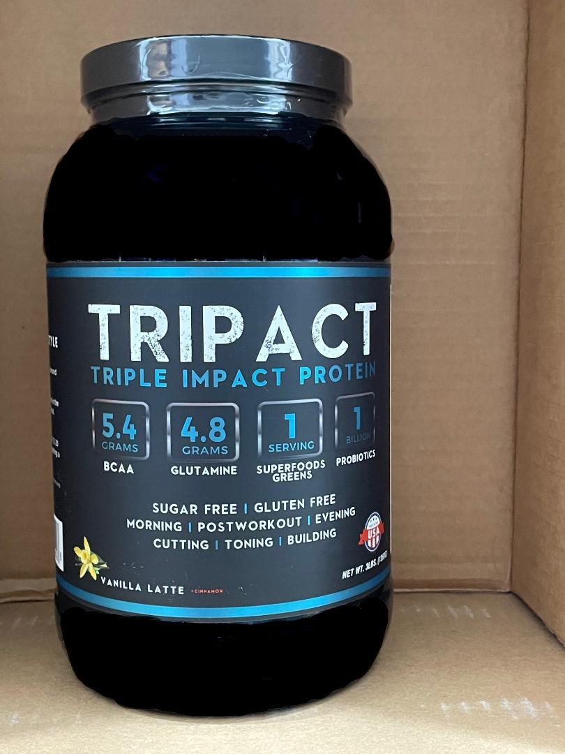 Nutrolgy, TRIPACT triple impact Protein with 1 billion Probiotics