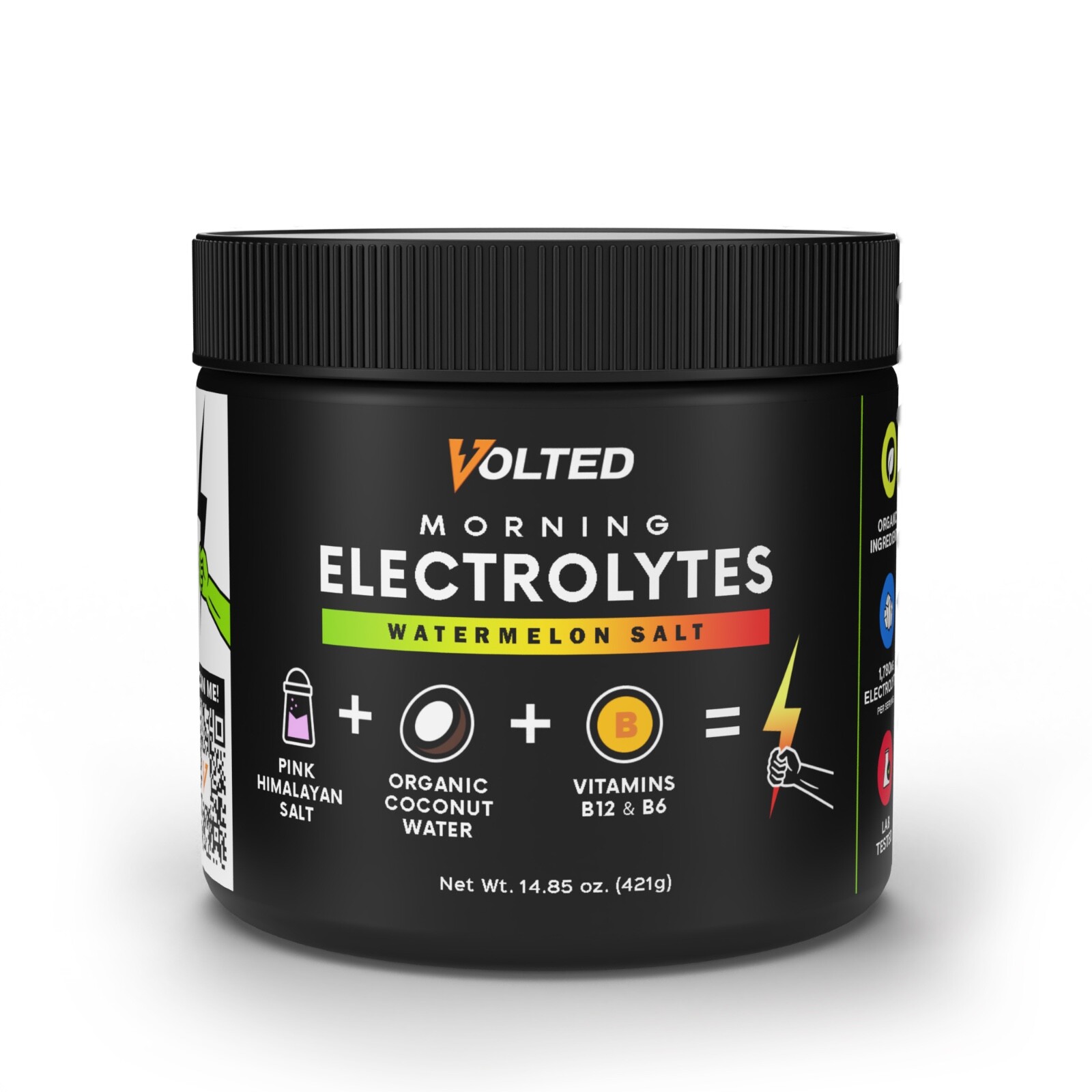 VOLTED Bulk Electrolyte Powder Daily Hydration Mix Non-GMO Organic Ingredients