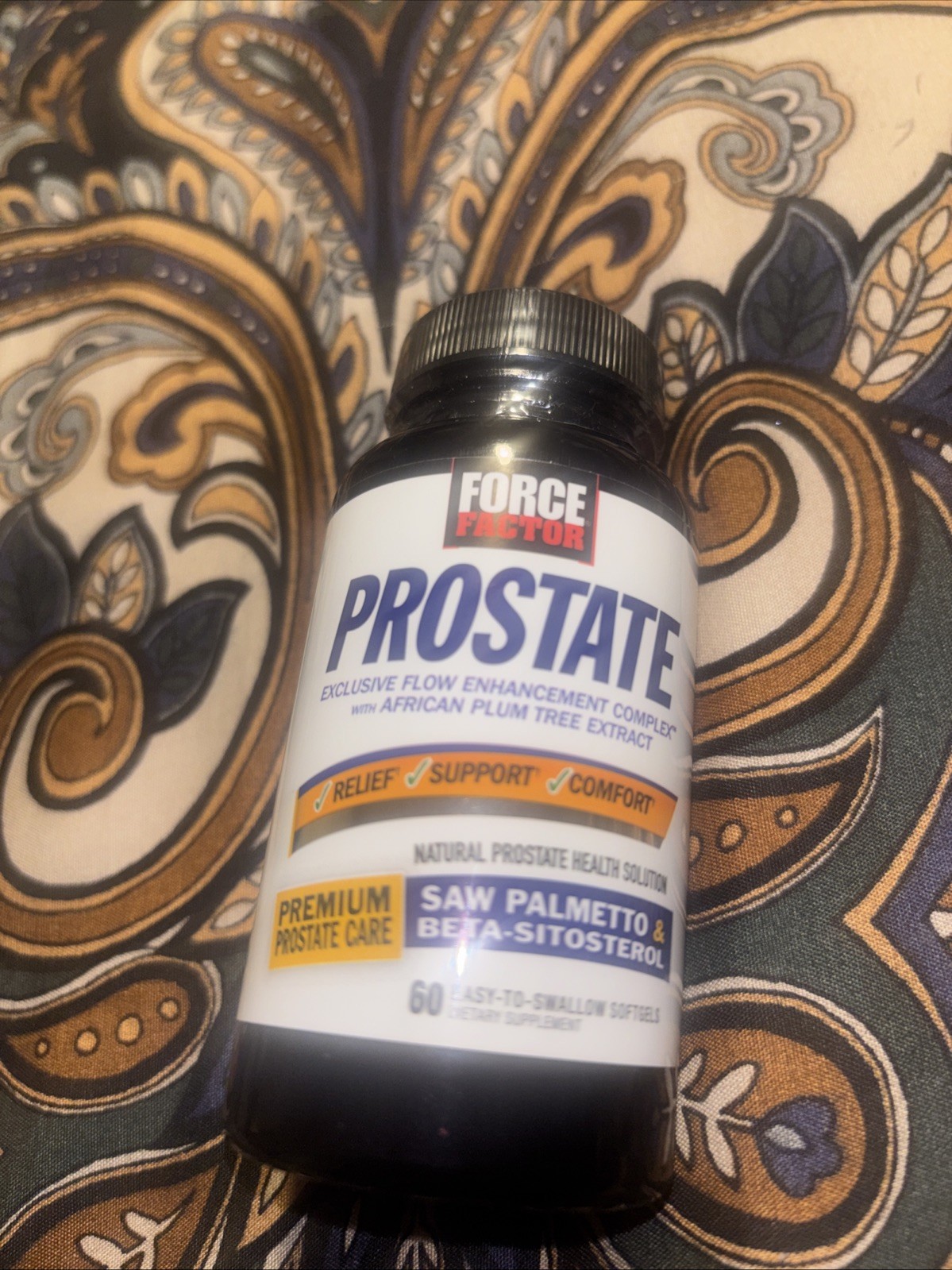 Force Factor Prostate – Prostate Support w/ Beta-Sitosterol & Saw Palmetto