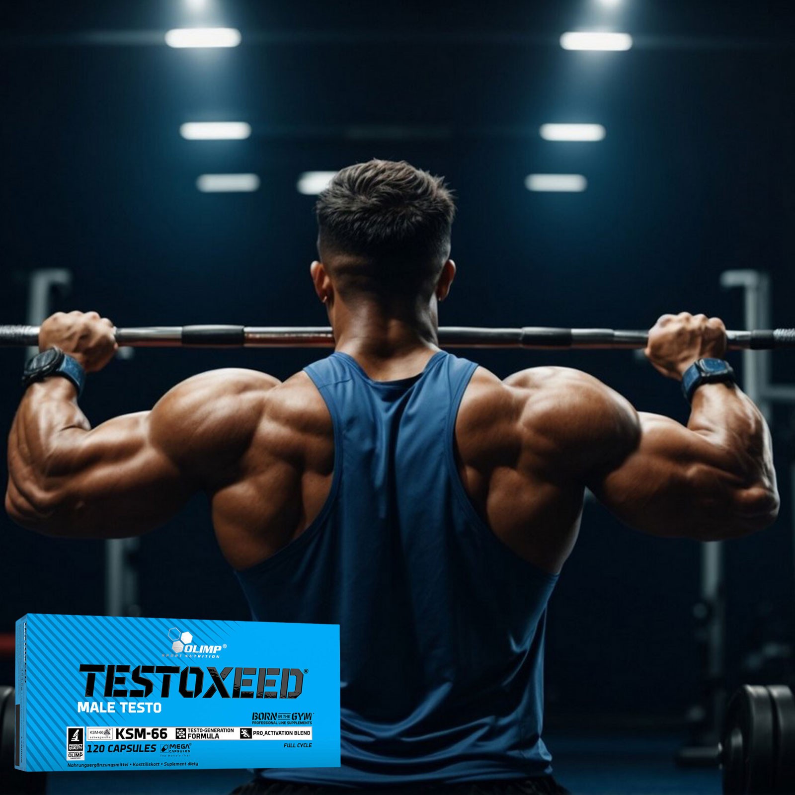 TESTOXEED 120-240 Capsules – Testosterone Booster with DAA, Ashwagandha & Zinc