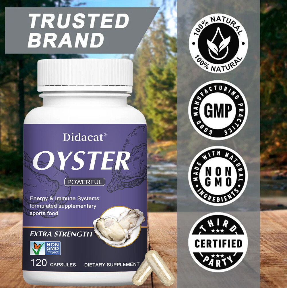 Oyster Extract-Energy & Stamina Complex For Men And Women Energy And Immunity