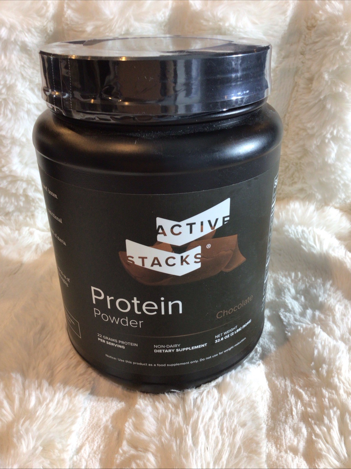 Active Stacks Beef Protein Powder, Chocolate – Dairy Free, 22G Protein