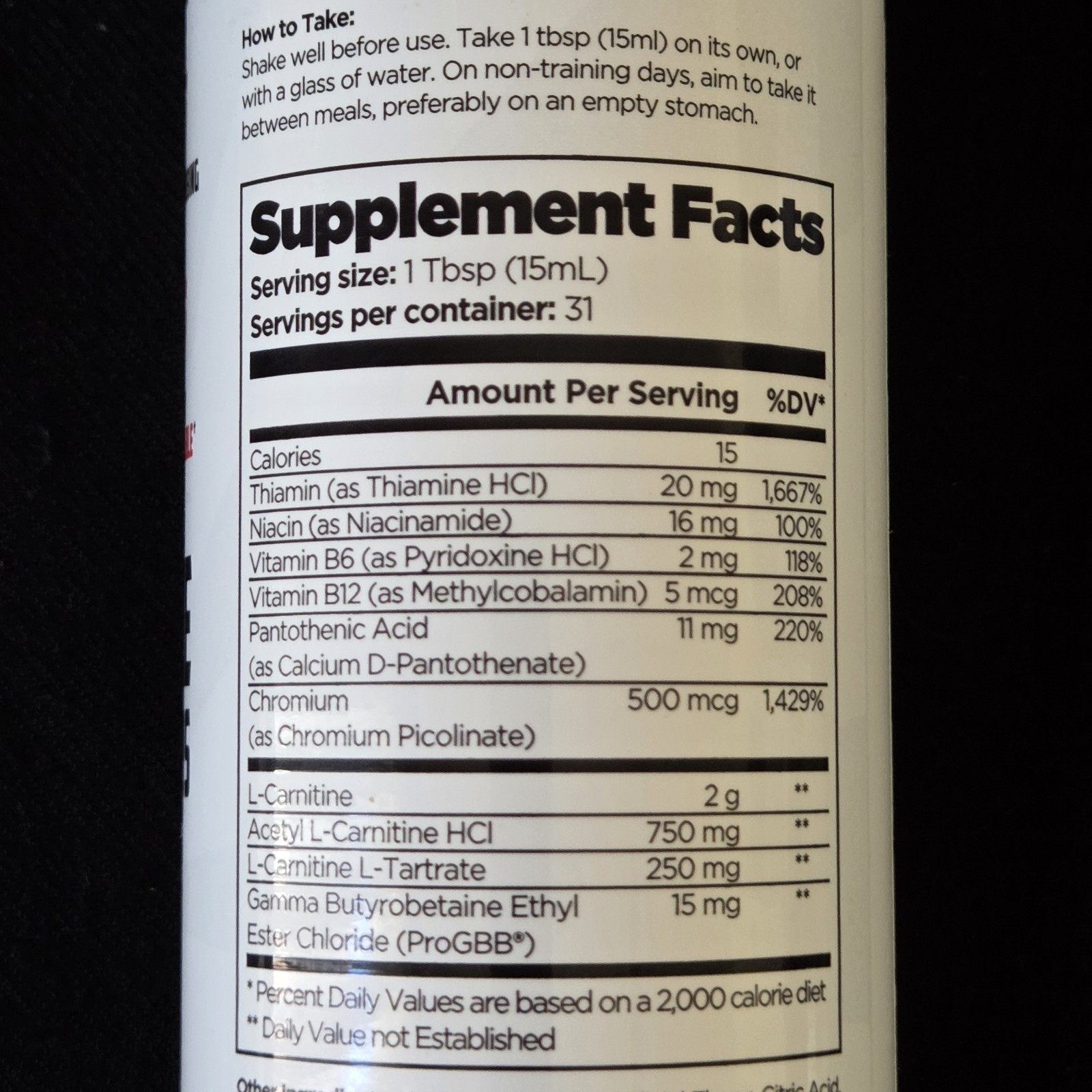 Old School Labs Liquid L-Carnitine 3000mg Advanced 4in1 Formula Supplement 16oz