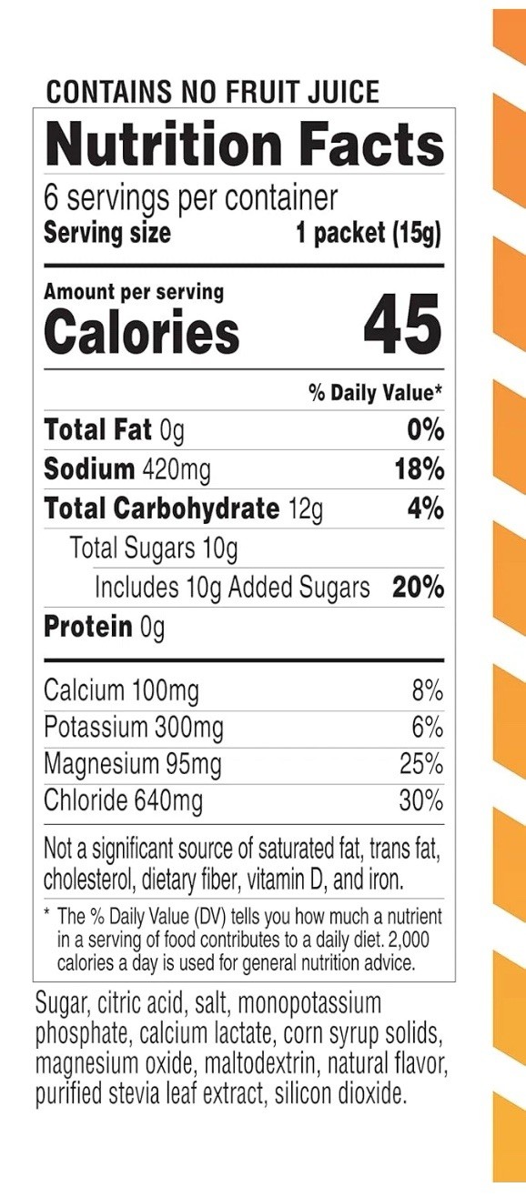 Gatorlyte Rapid Rehydration Electrolyte Powder CHERRY LIME- 48 Packets 8/2024