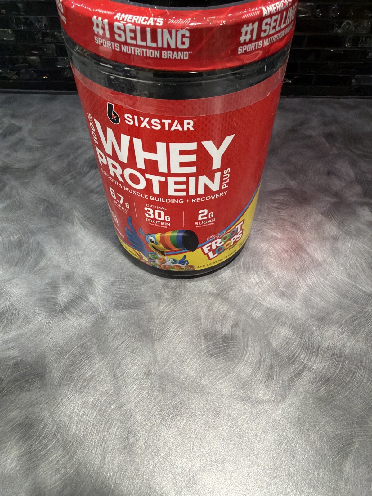 Six Star 100% Whey 30G Protein Plus Froot Loops Flavor 1.81 lbs Exp 6/16/2028