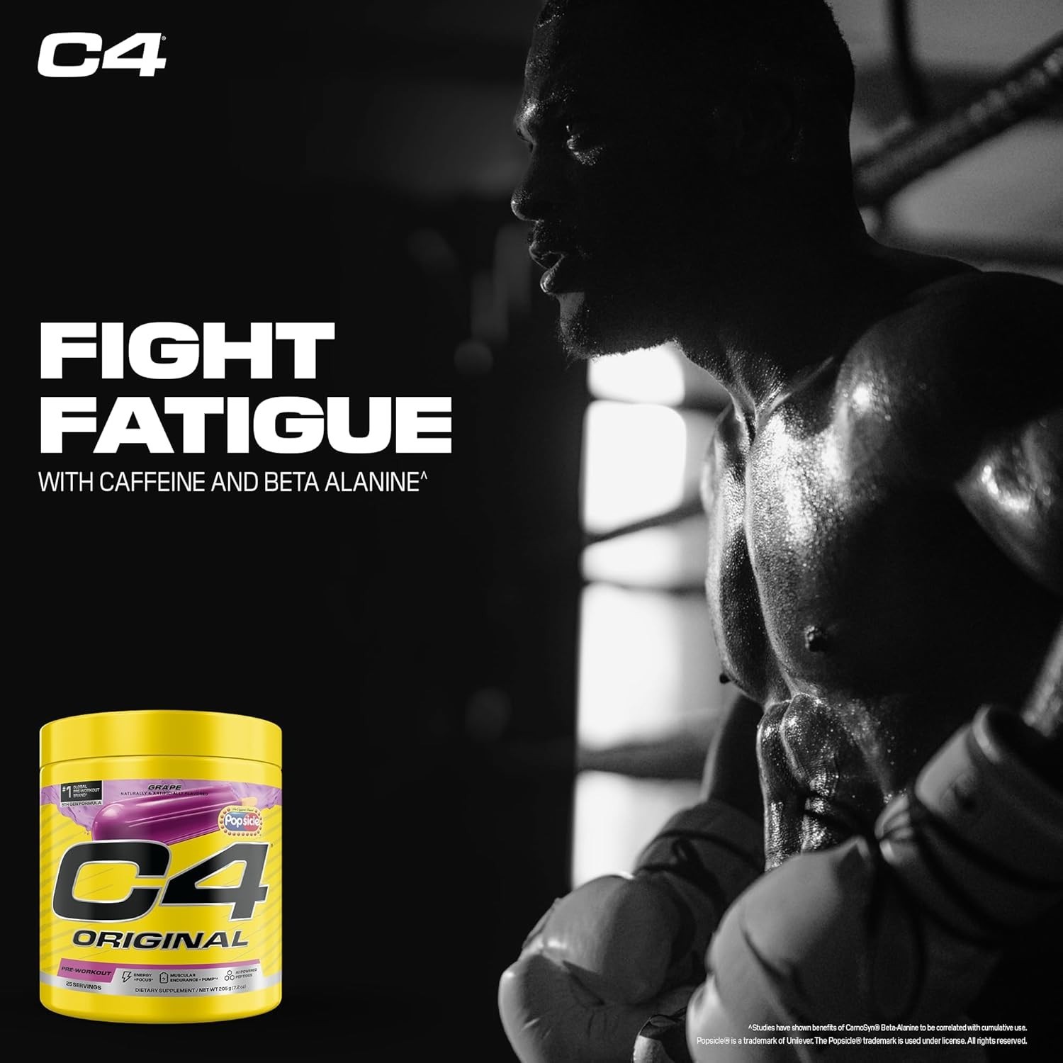 Maximize Performance with C4 Pre Workout – 200mg Caffeine, 25 Servings