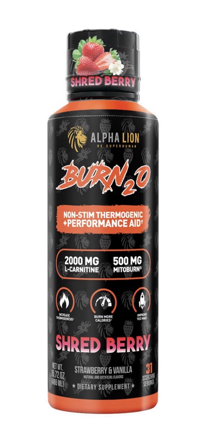Alpha Lion Burn 2O SHRED BERRY 🔥 SHIPS FREE