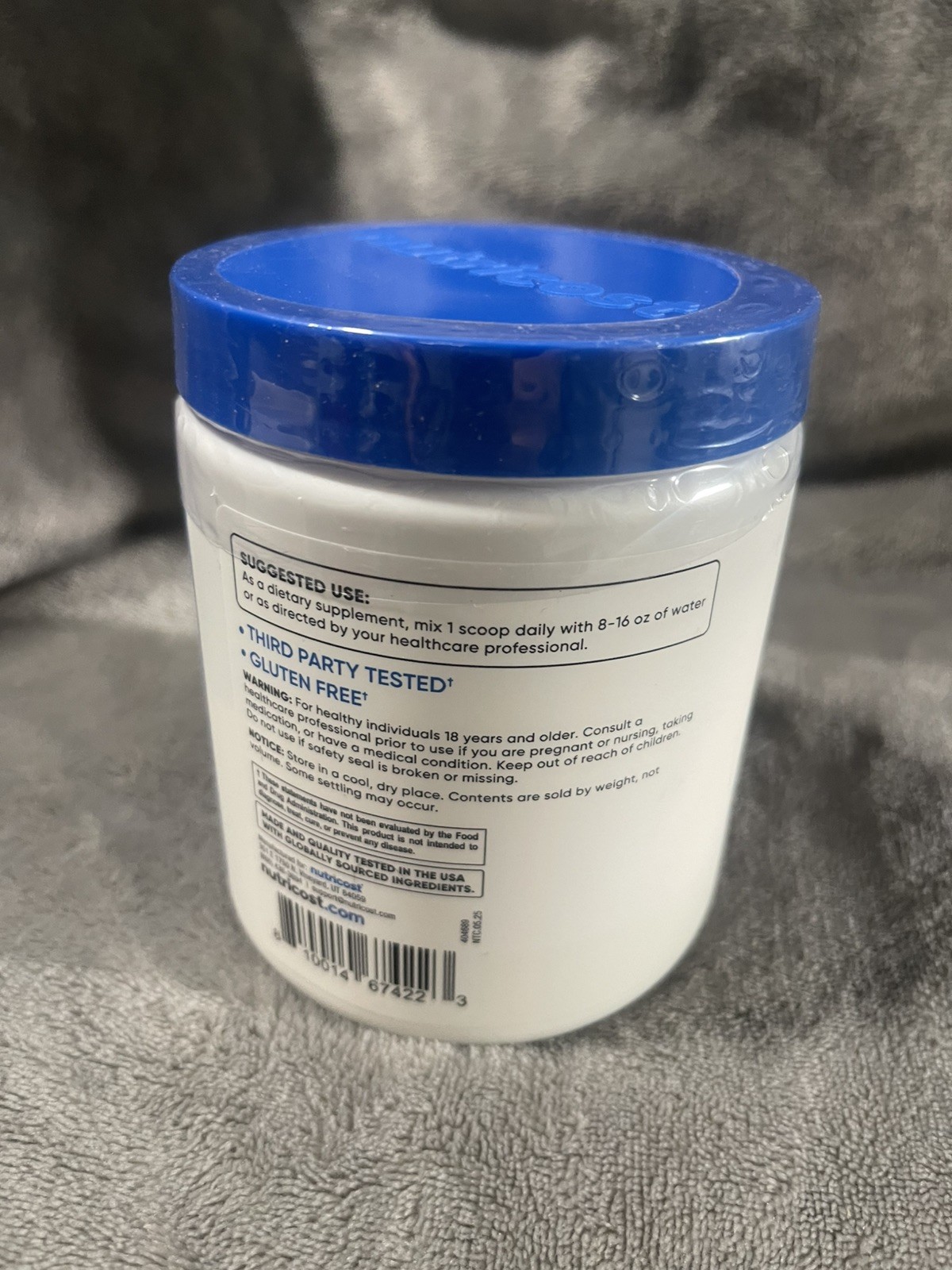 Nutricost EAA Powder 30 Servings (Unflavored) Essential Amino Acids EXP 01/29