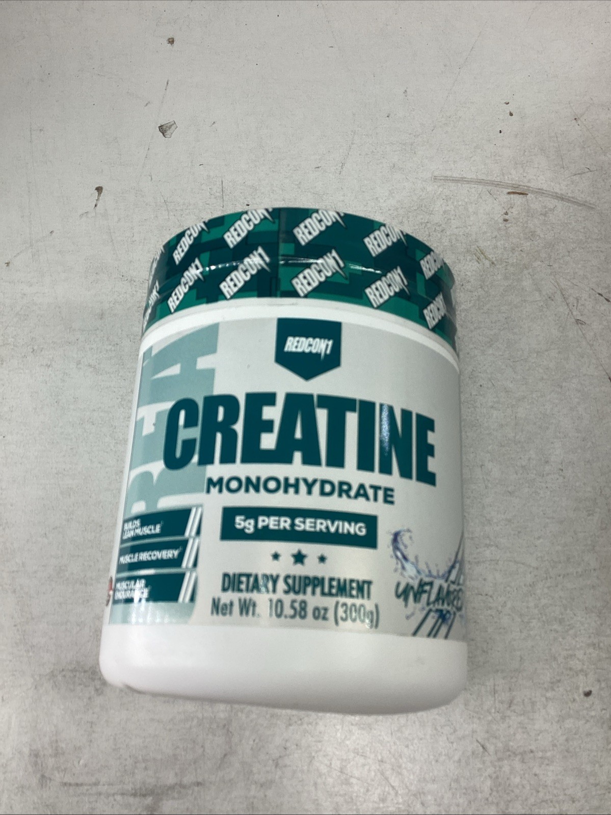 Redcon1 Creatine Monohydrate 5g Unflavored Powder 10.58oz/300g Exp 01/2028