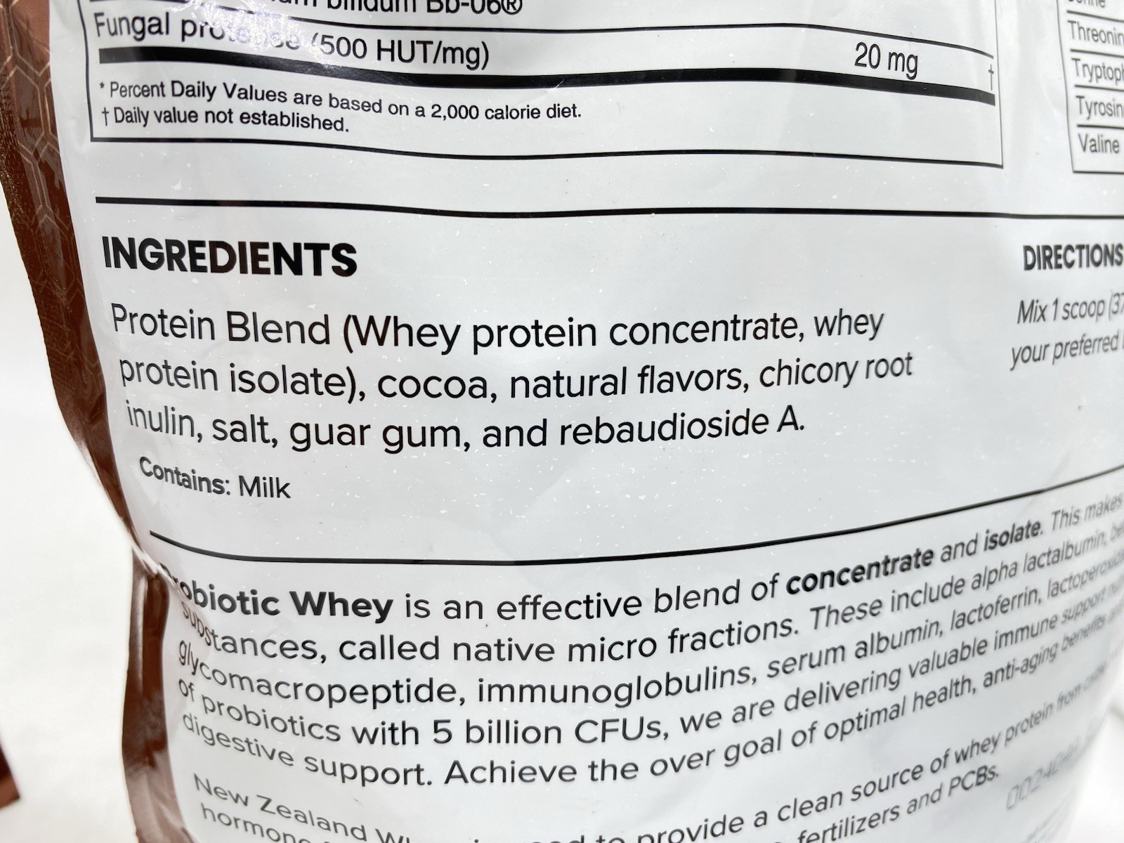 Schinoussa Probiotic Whey Protein Powder – Grass-Fed – Chocolate – 2 Pack