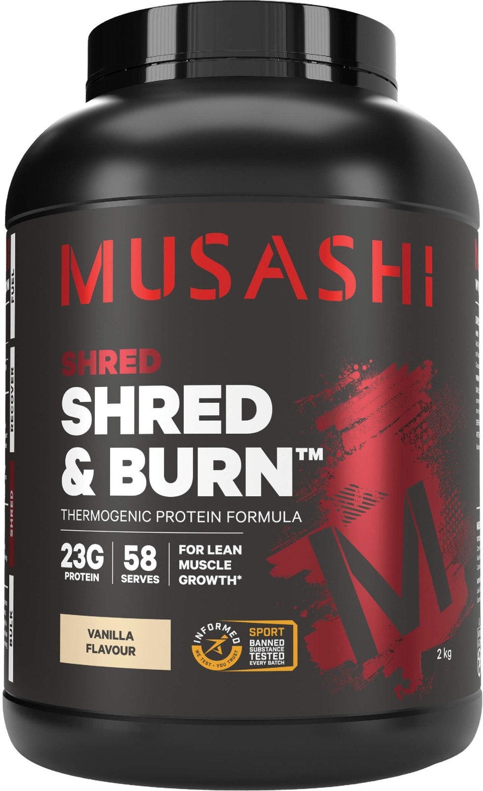 Musashi Shred and Burn Vanilla 2kg