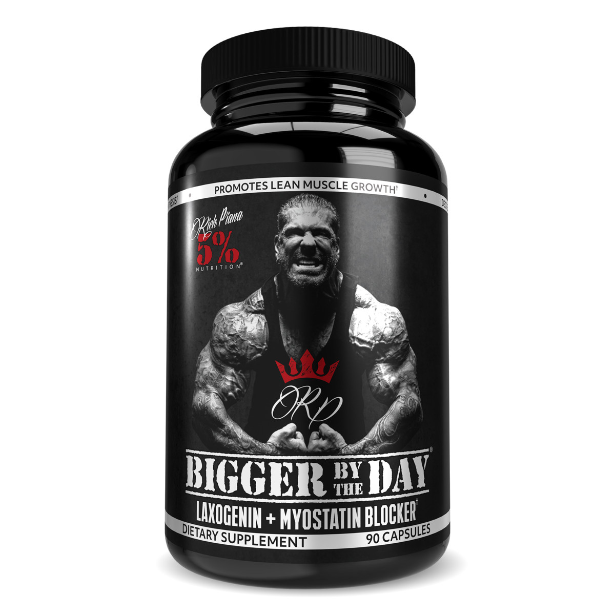 5% Nutrition Rich Piana Bigger By The Day | 90 Capsules | BUILD MUSCLE