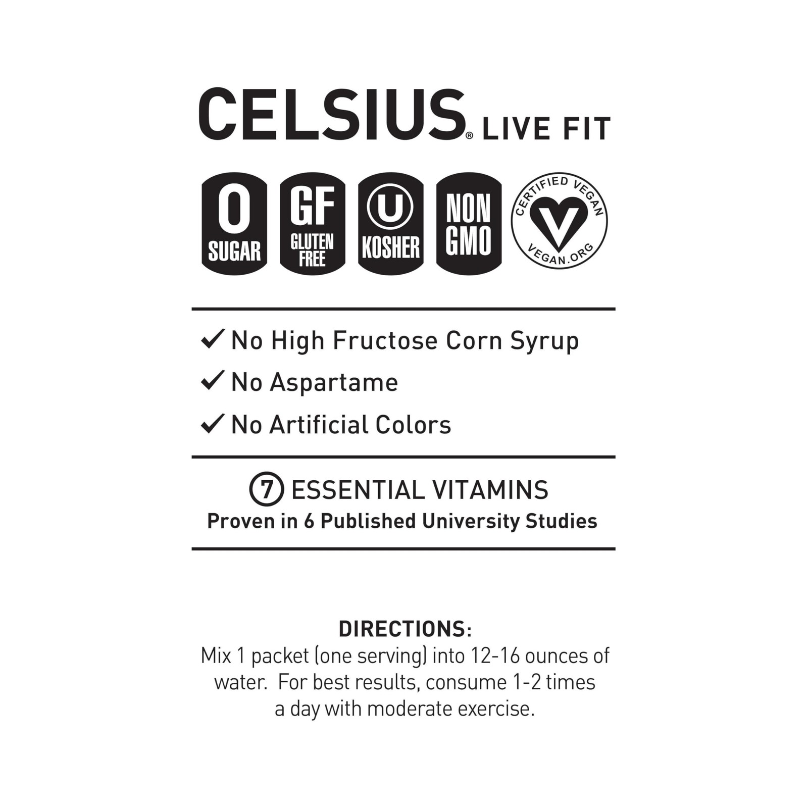CELSIUS® On-The-Go Powder Sticks Dragonfruit 2.8 Ounce (Pack of 1), Peach