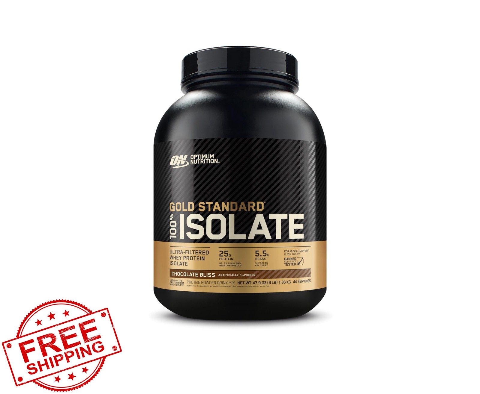 Optimum Nutrition Isolate Chocolate Bliss 3 Lb