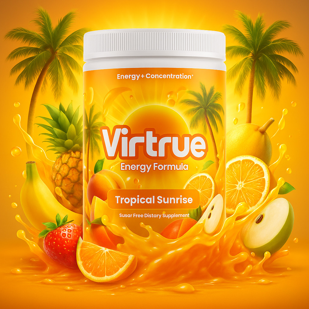 Tropical Sunrise PreWorkout & Focus – 5 Stars – Free Shipping – Made in USA